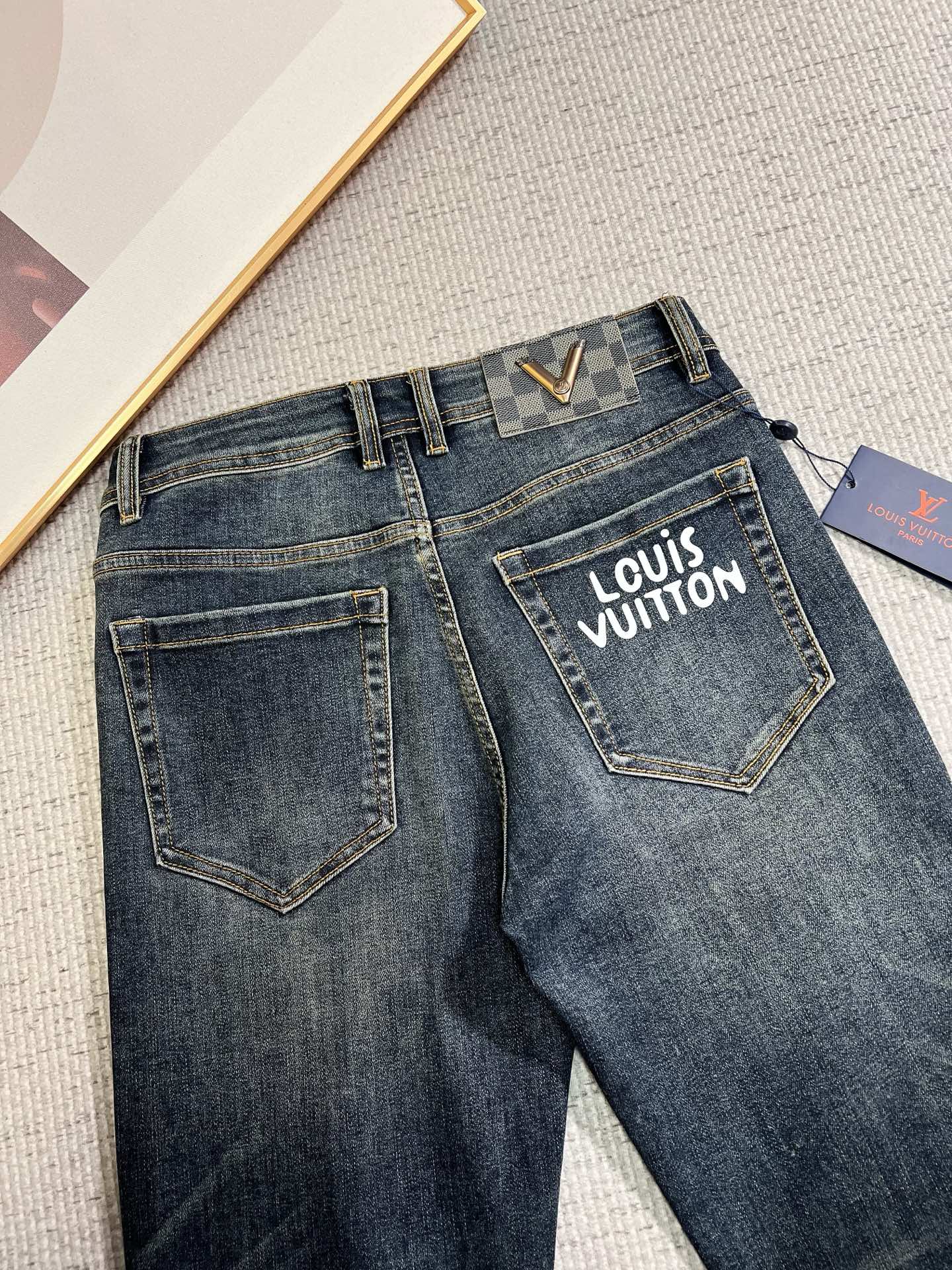 Louis Vuitton Male Jeans Slim Fit L