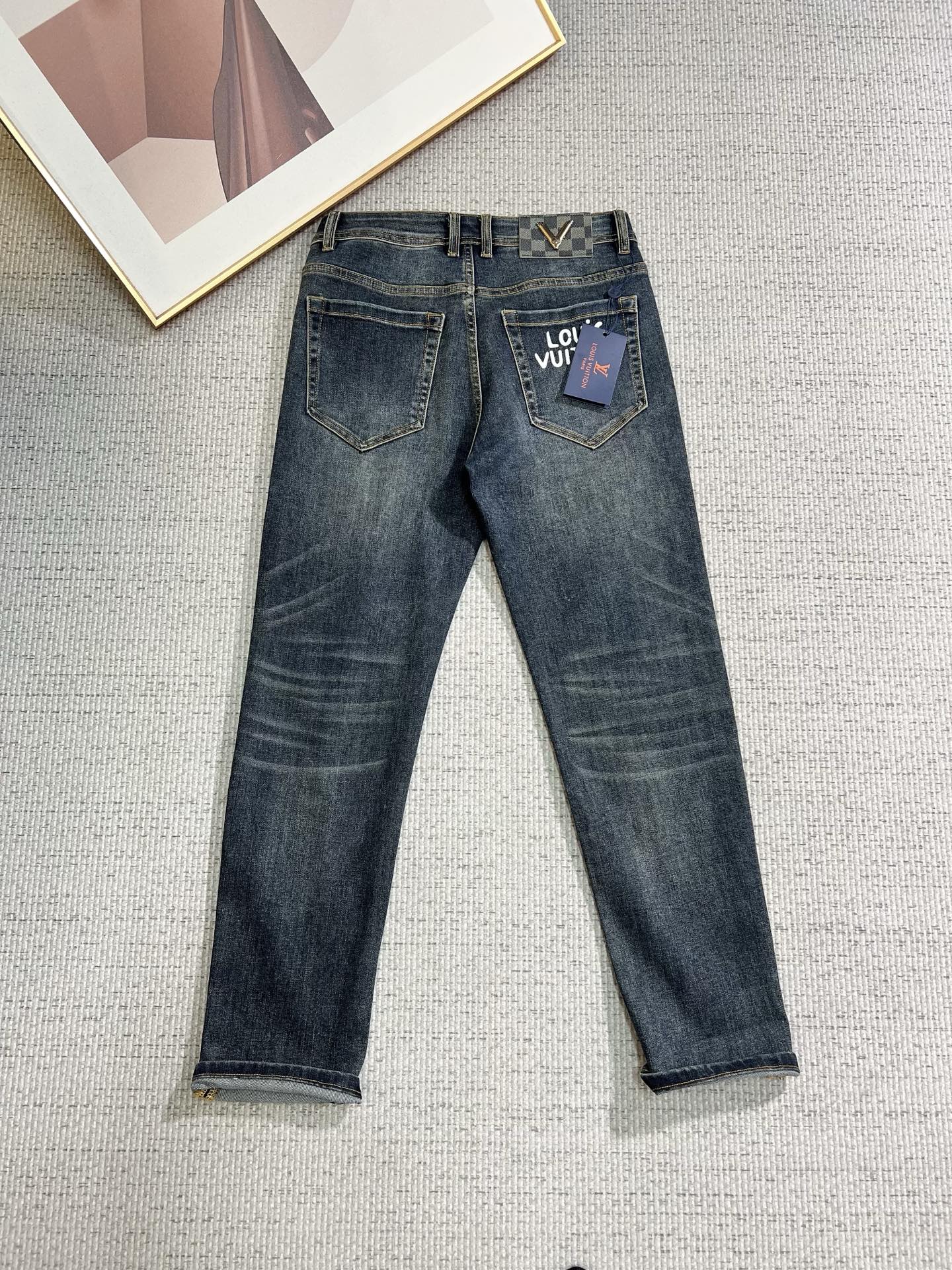 Louis Vuitton Male Jeans Slim Fit L