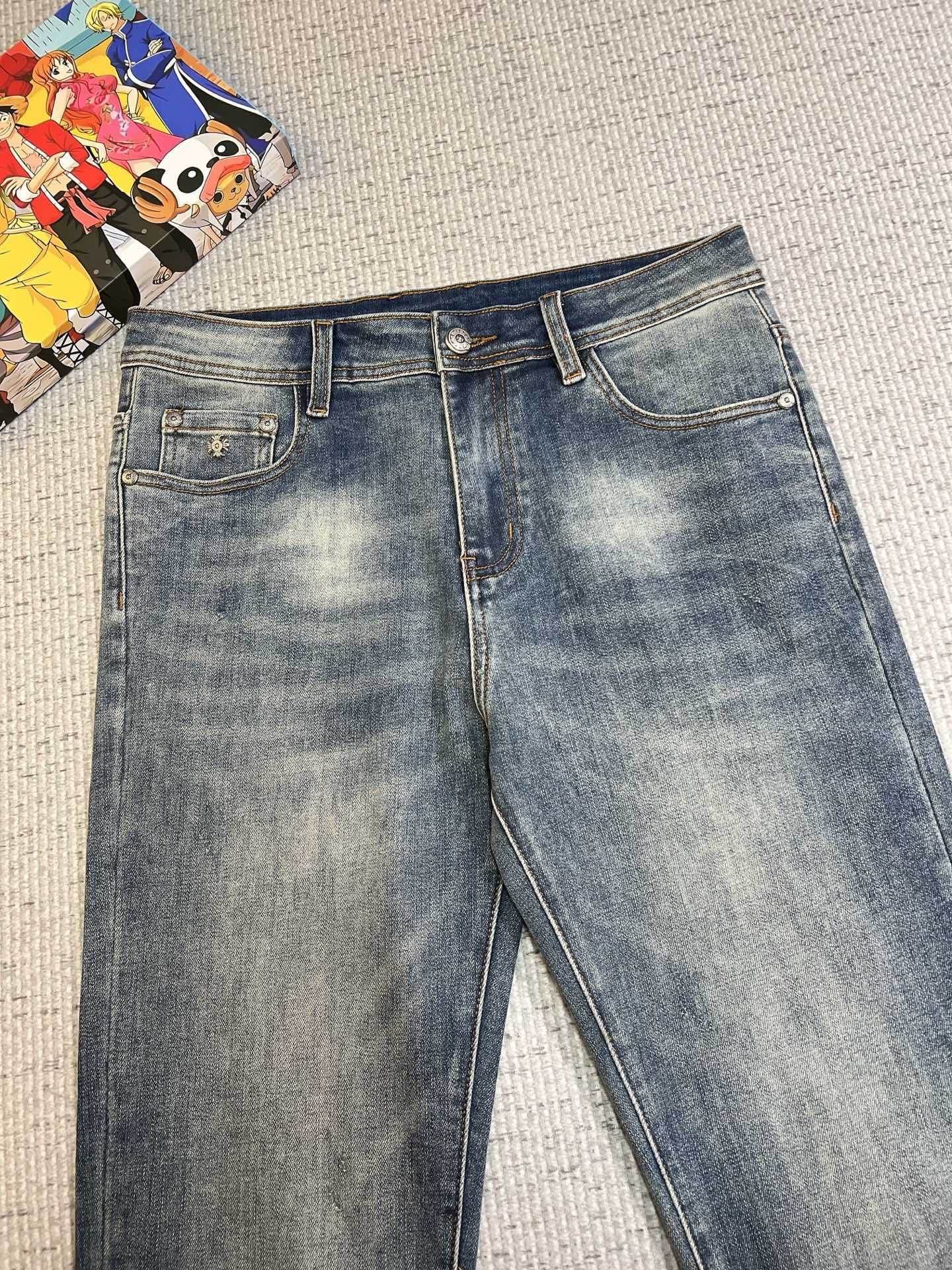 Chrome Hearts Male Jeans Slim Fit