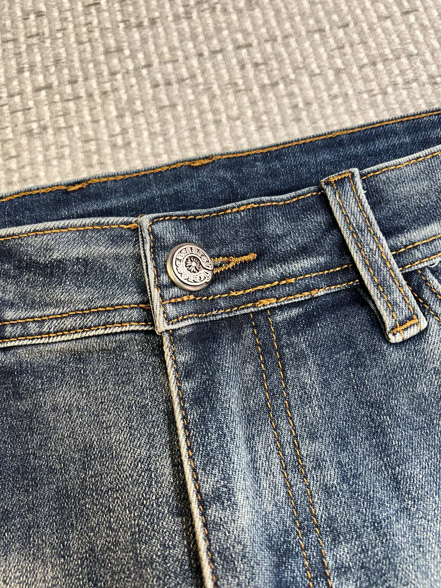 Chrome Hearts Male Jeans Slim Fit