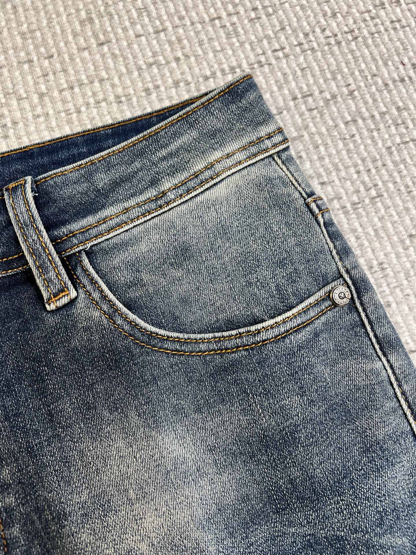 Chrome Hearts Male Jeans Slim Fit