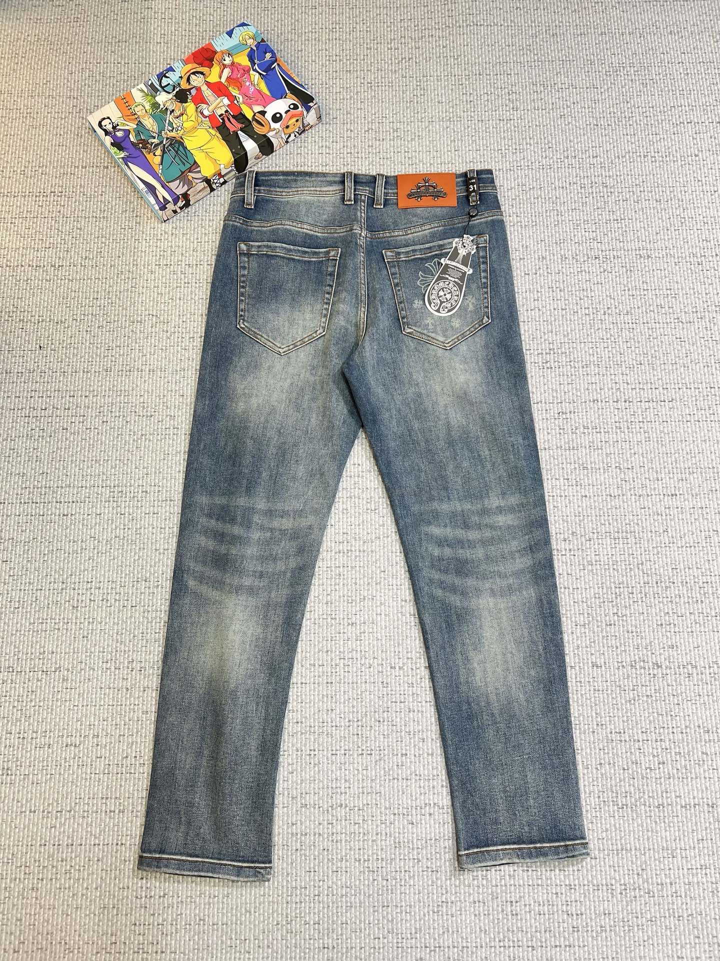 Chrome Hearts Male Jeans Slim Fit