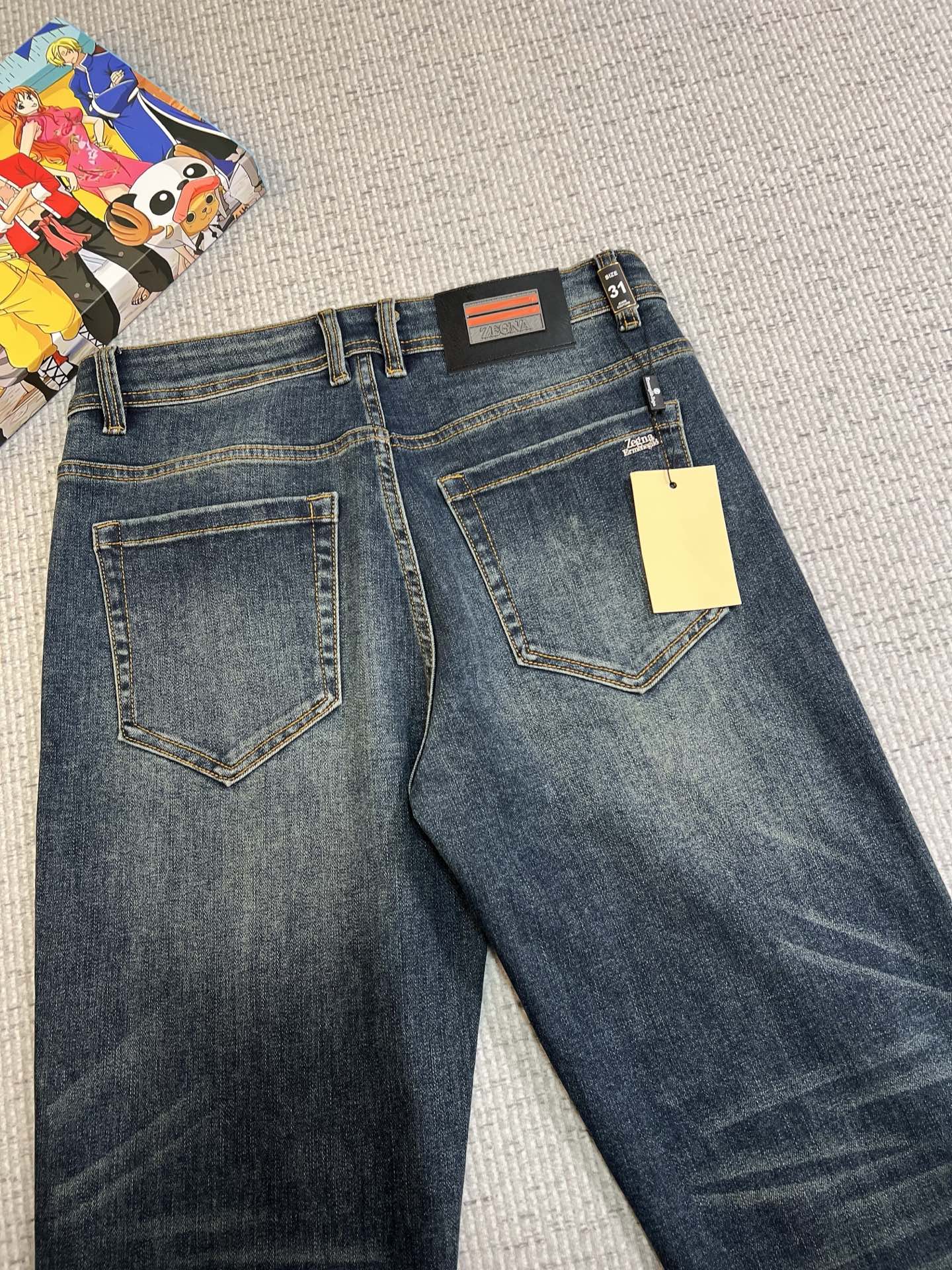 Ermenegildo Zegna Male Jeans Slim Fit