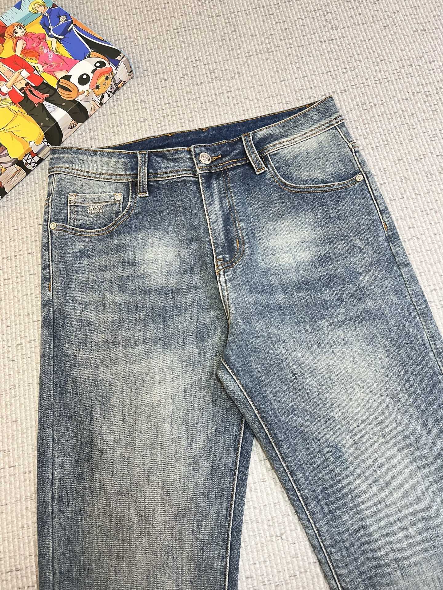 Louis Vuitton Male Jeans Slim Fit L