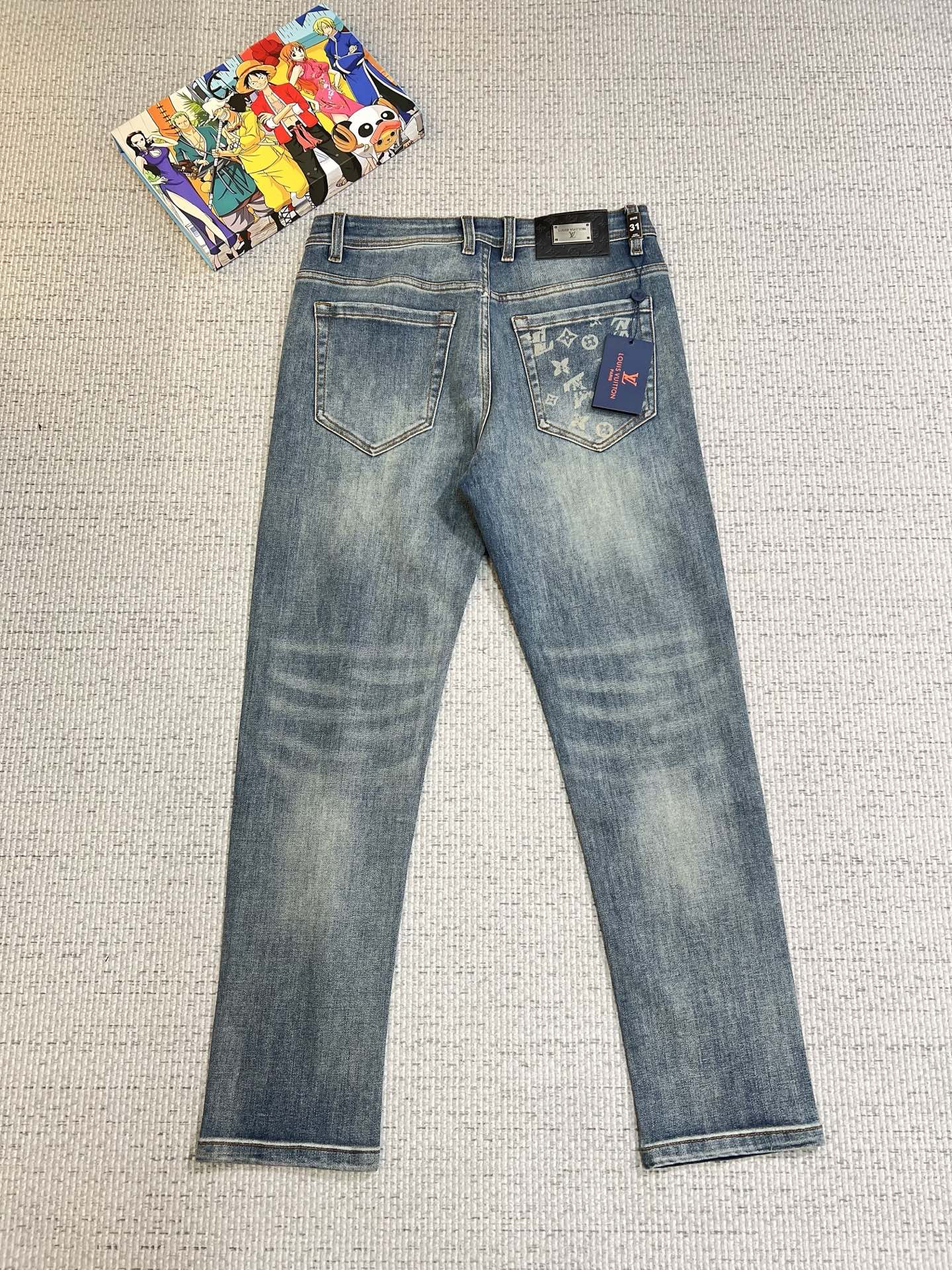 Louis Vuitton Male Jeans Slim Fit L