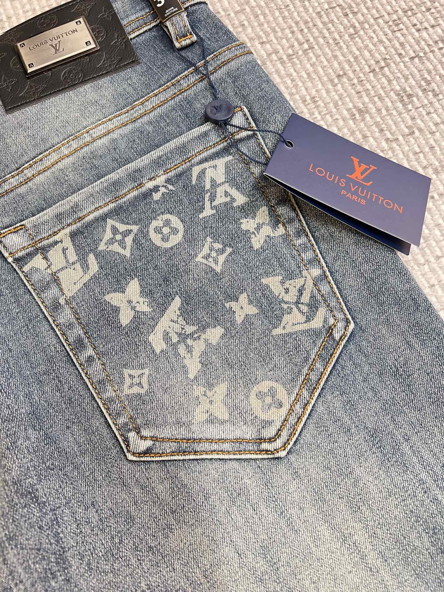 Louis Vuitton Male Jeans Slim Fit L