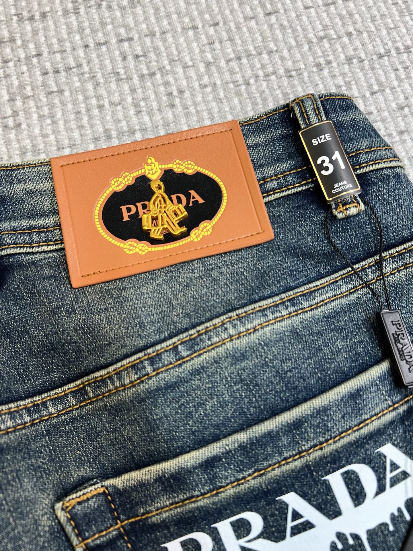 Prada Male Jeans Slim Fit