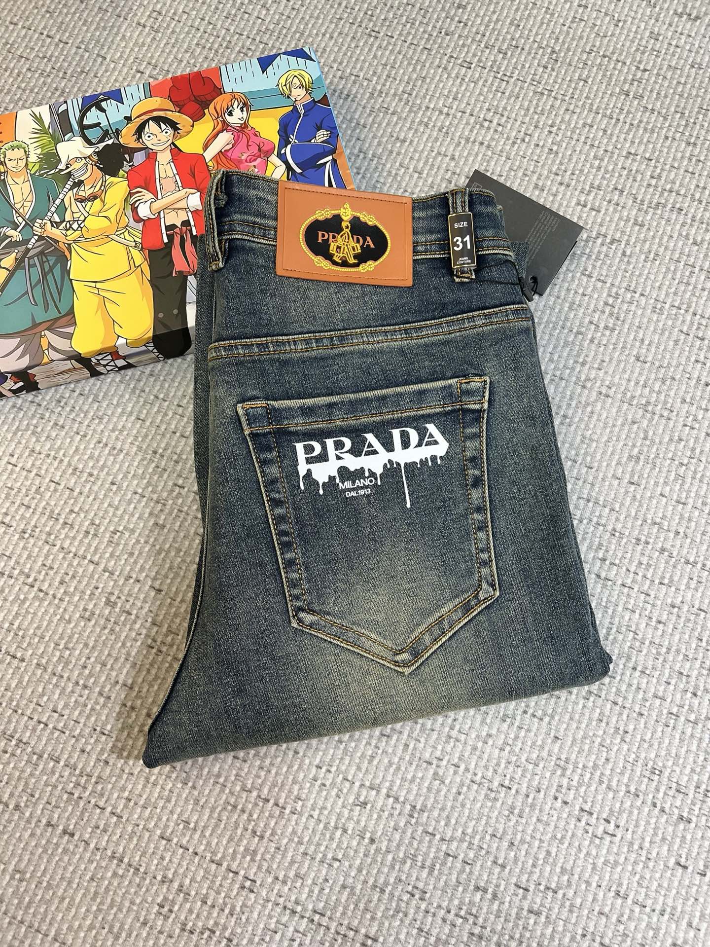 Prada Male Jeans Slim Fit