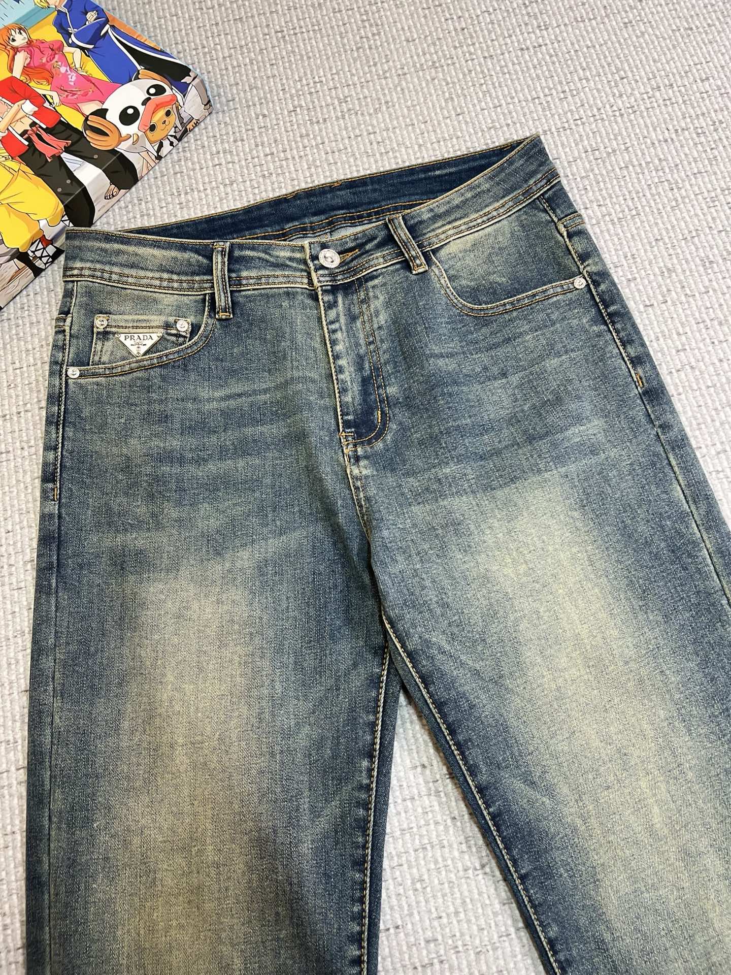 Prada Male Jeans Slim Fit