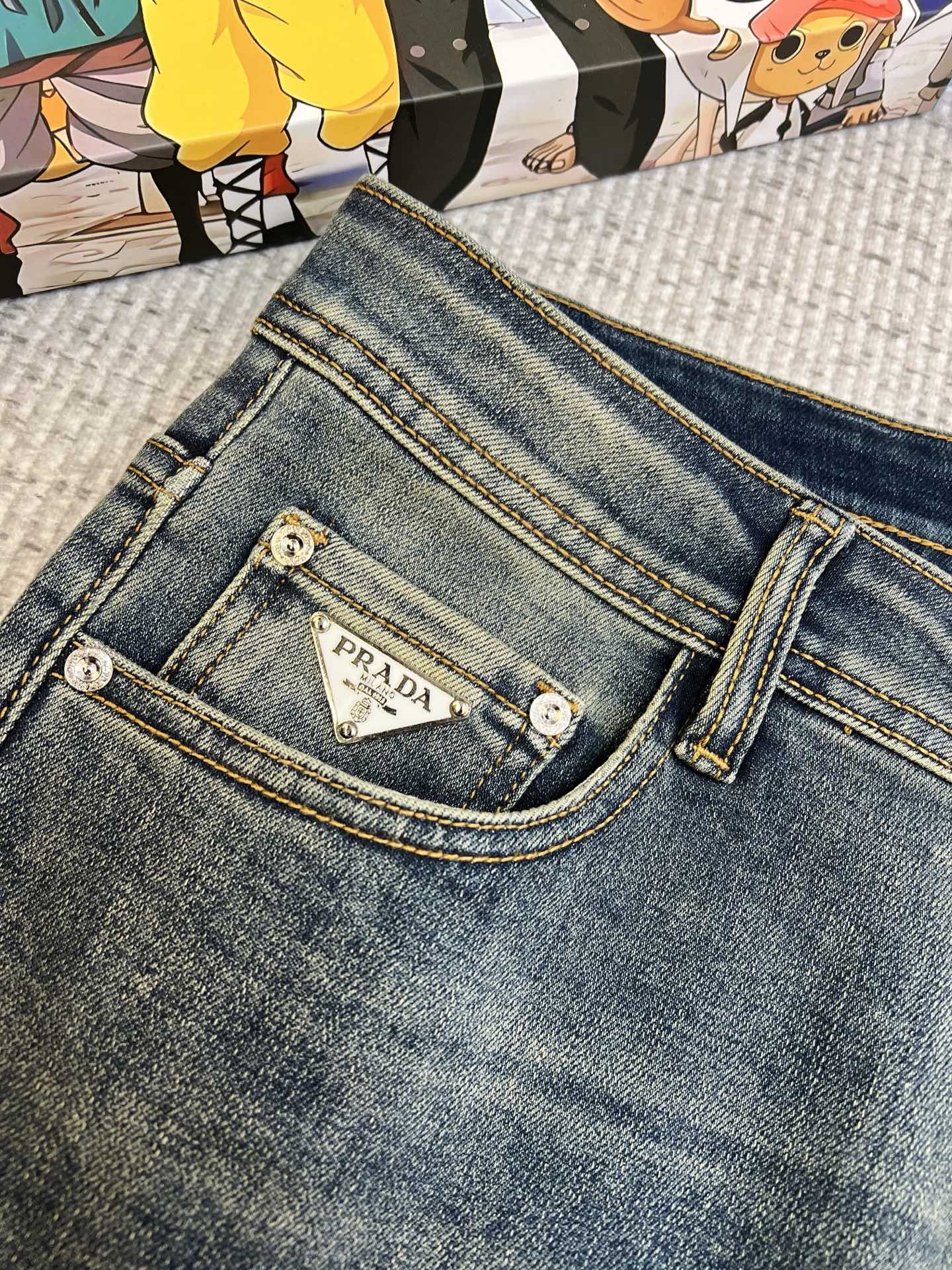 Prada Male Jeans Slim Fit