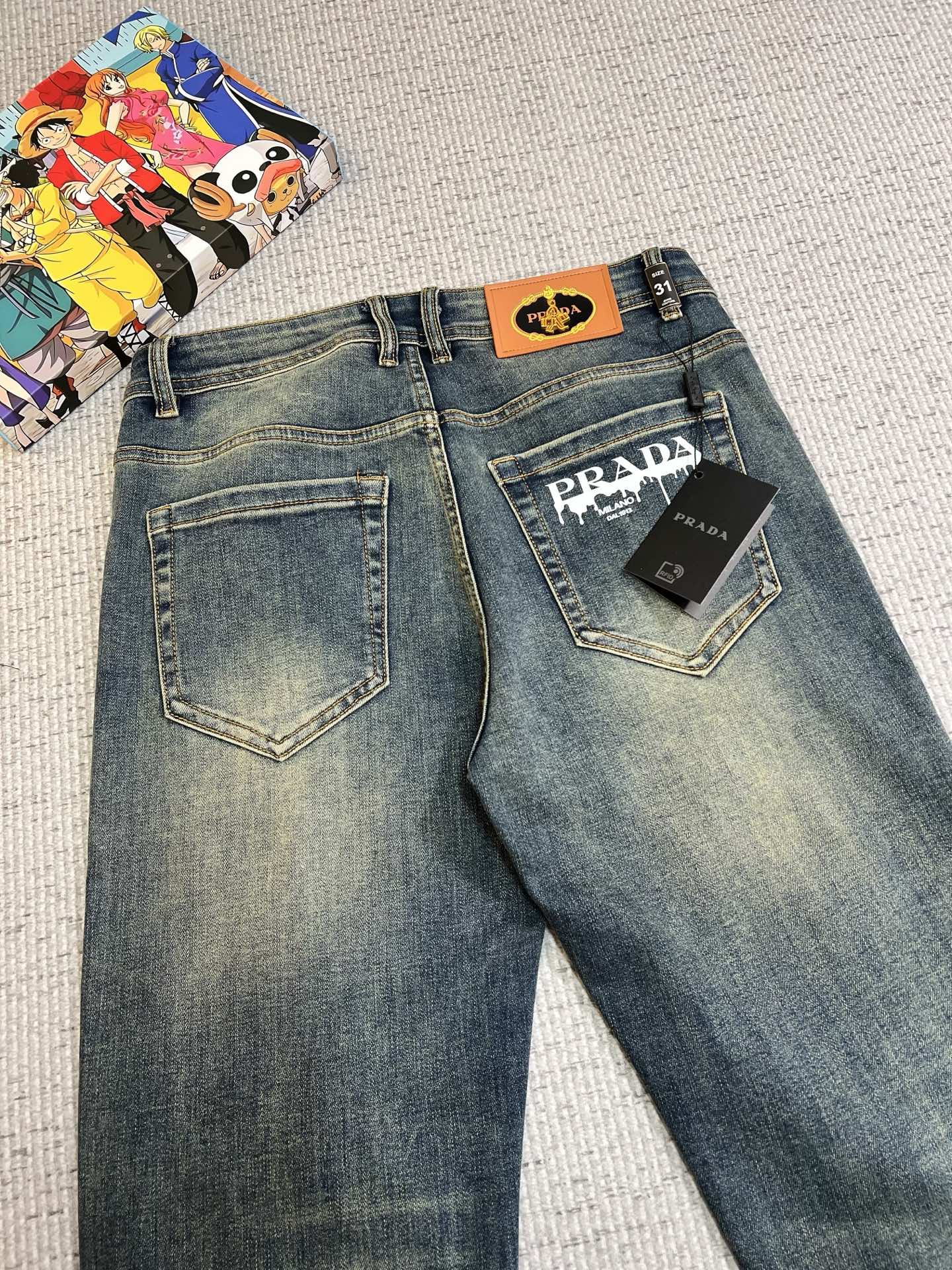 Prada Male Jeans Slim Fit