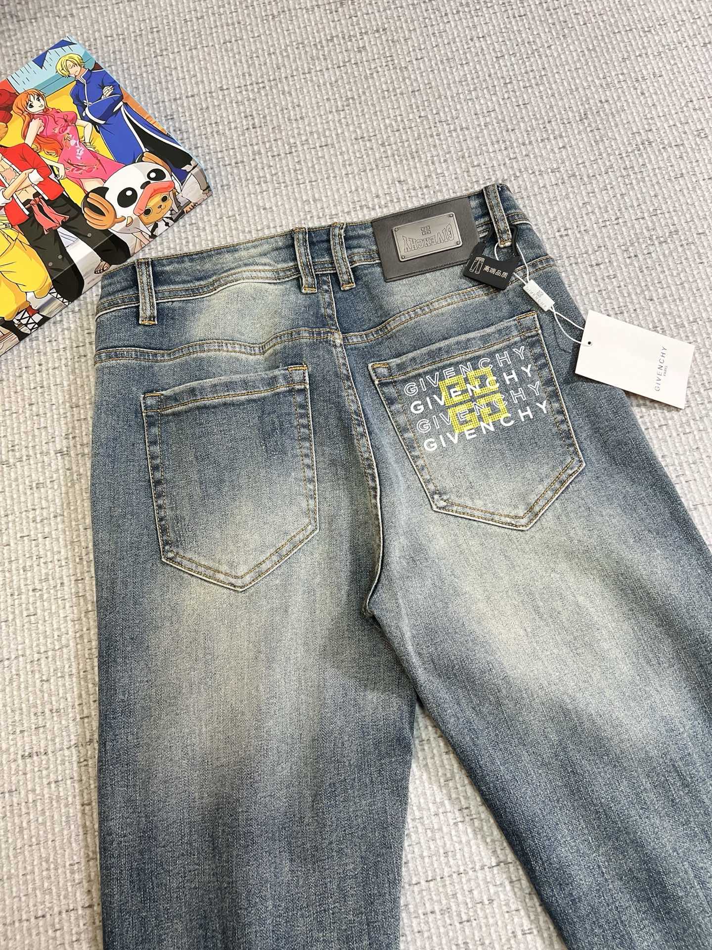 Givenchy Male Jeans Denim Slim Fit