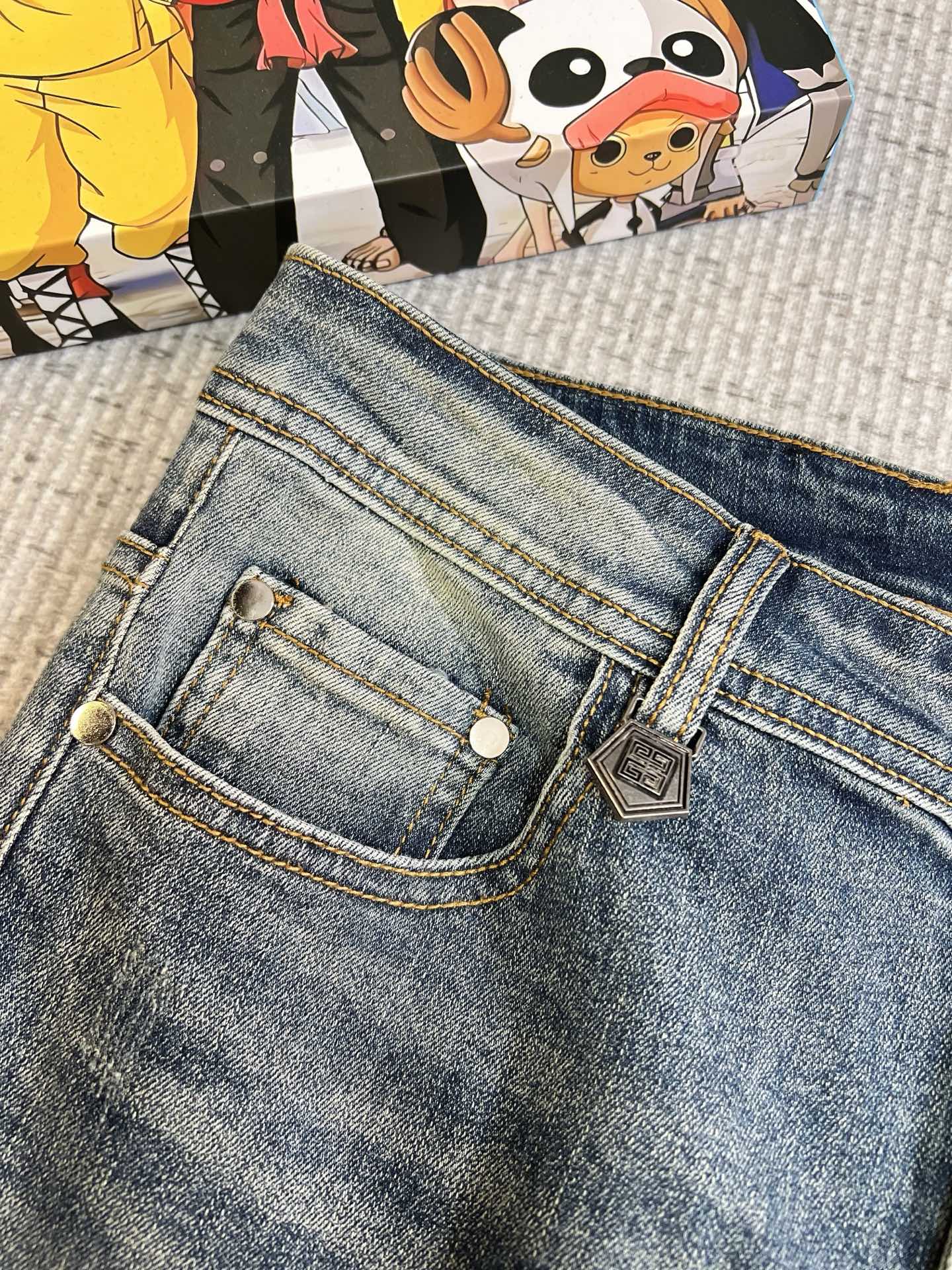 Givenchy Male Jeans Denim Slim Fit