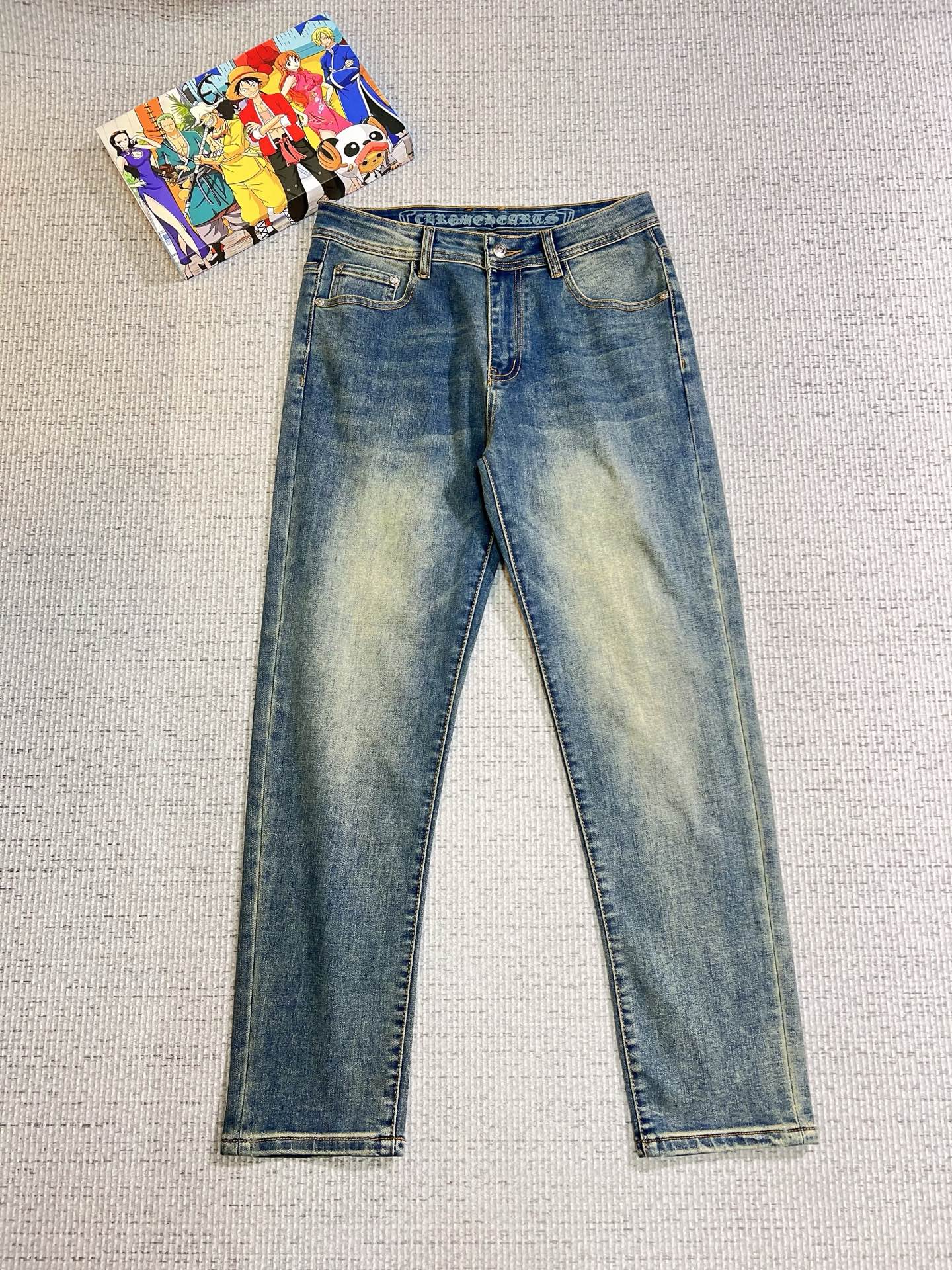 Chrome Hearts Male Jeans Denim Slim Fit