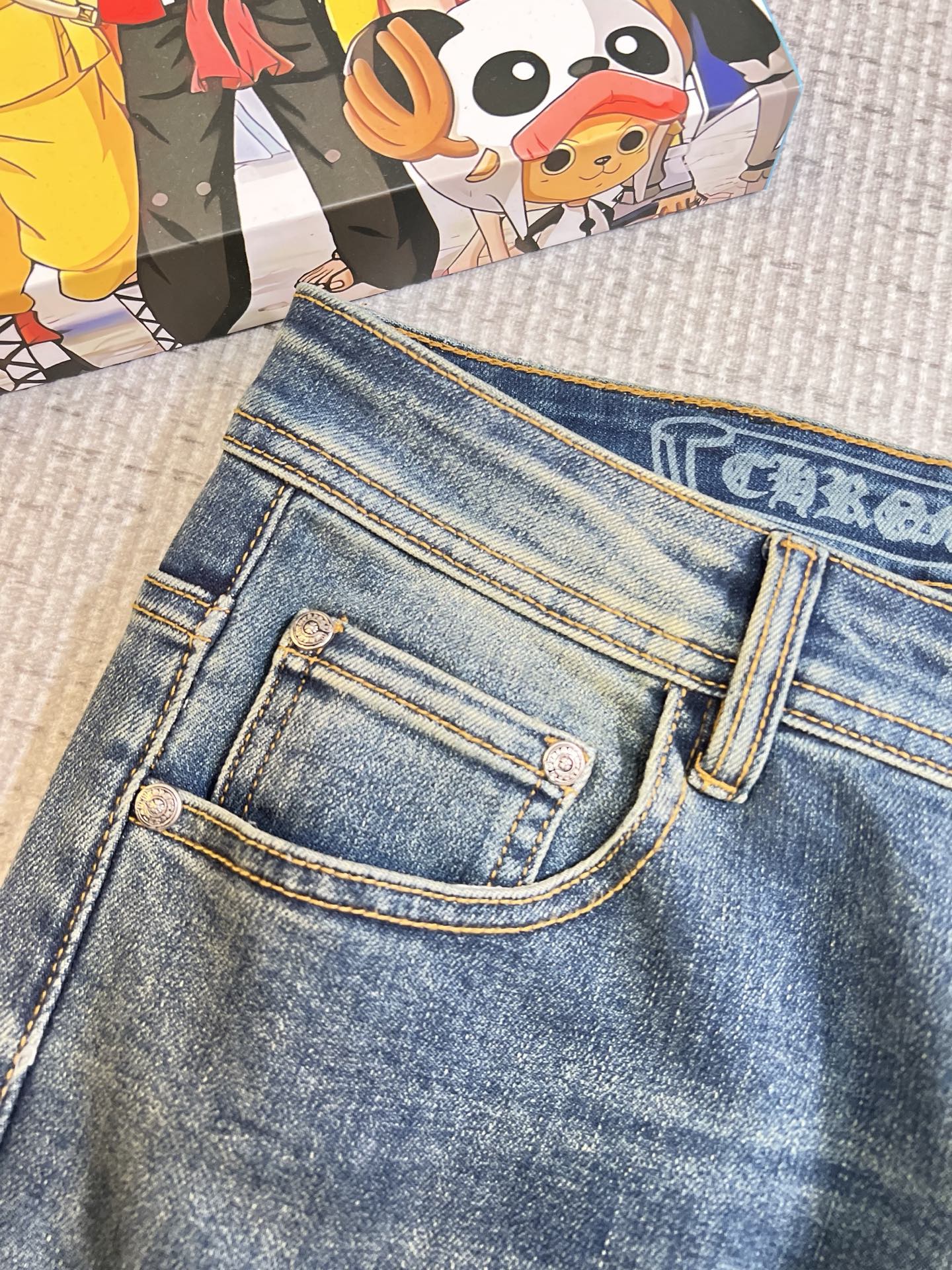 Chrome Hearts Male Jeans Denim Slim Fit