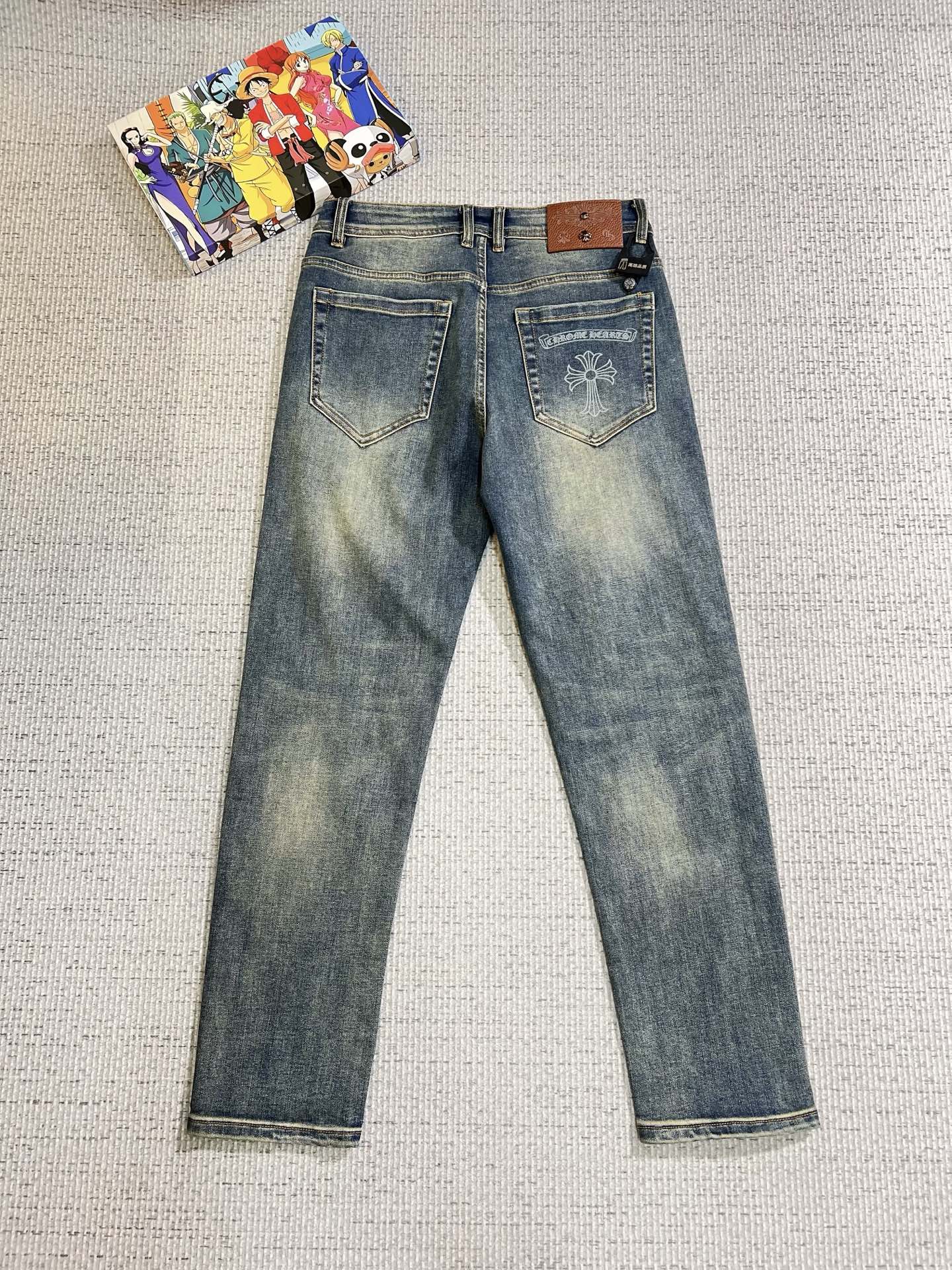 Chrome Hearts Male Jeans Denim Slim Fit