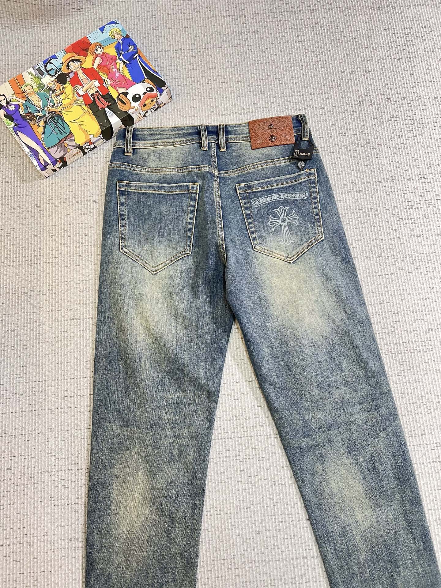 Chrome Hearts Male Jeans Denim Slim Fit
