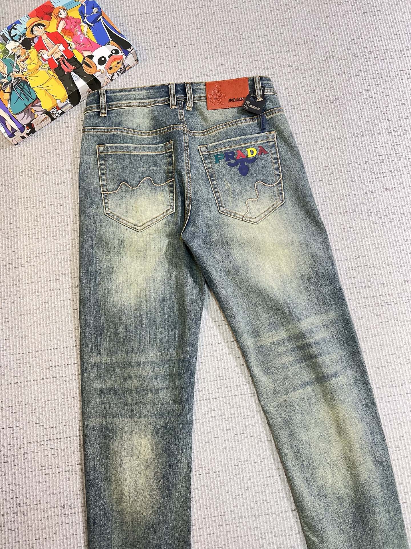 Prada Male Jeans Denim Slim Fit