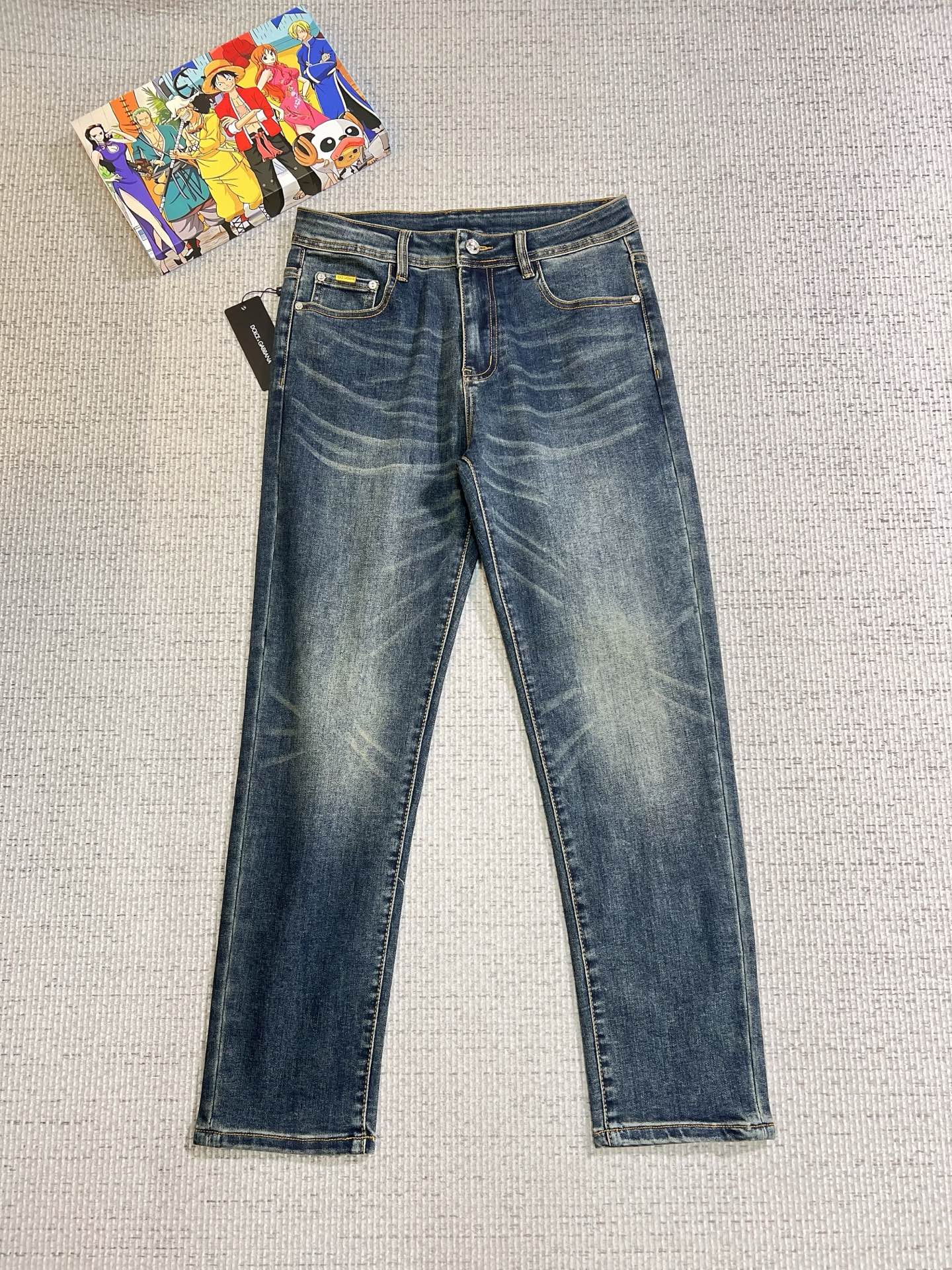 Louis Vuitton Male Jeans Denim Slim Fit