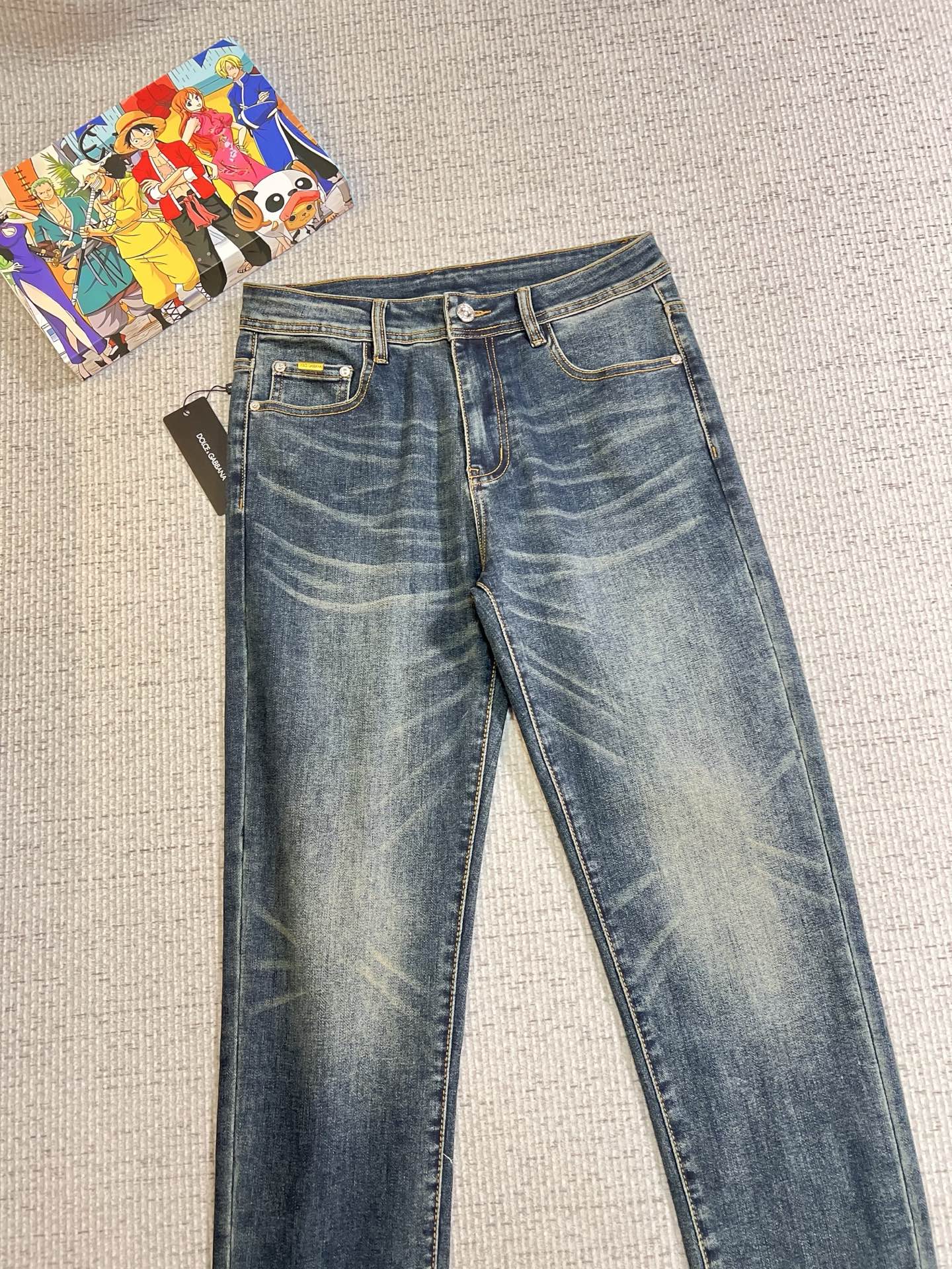 Louis Vuitton Male Jeans Denim Slim Fit