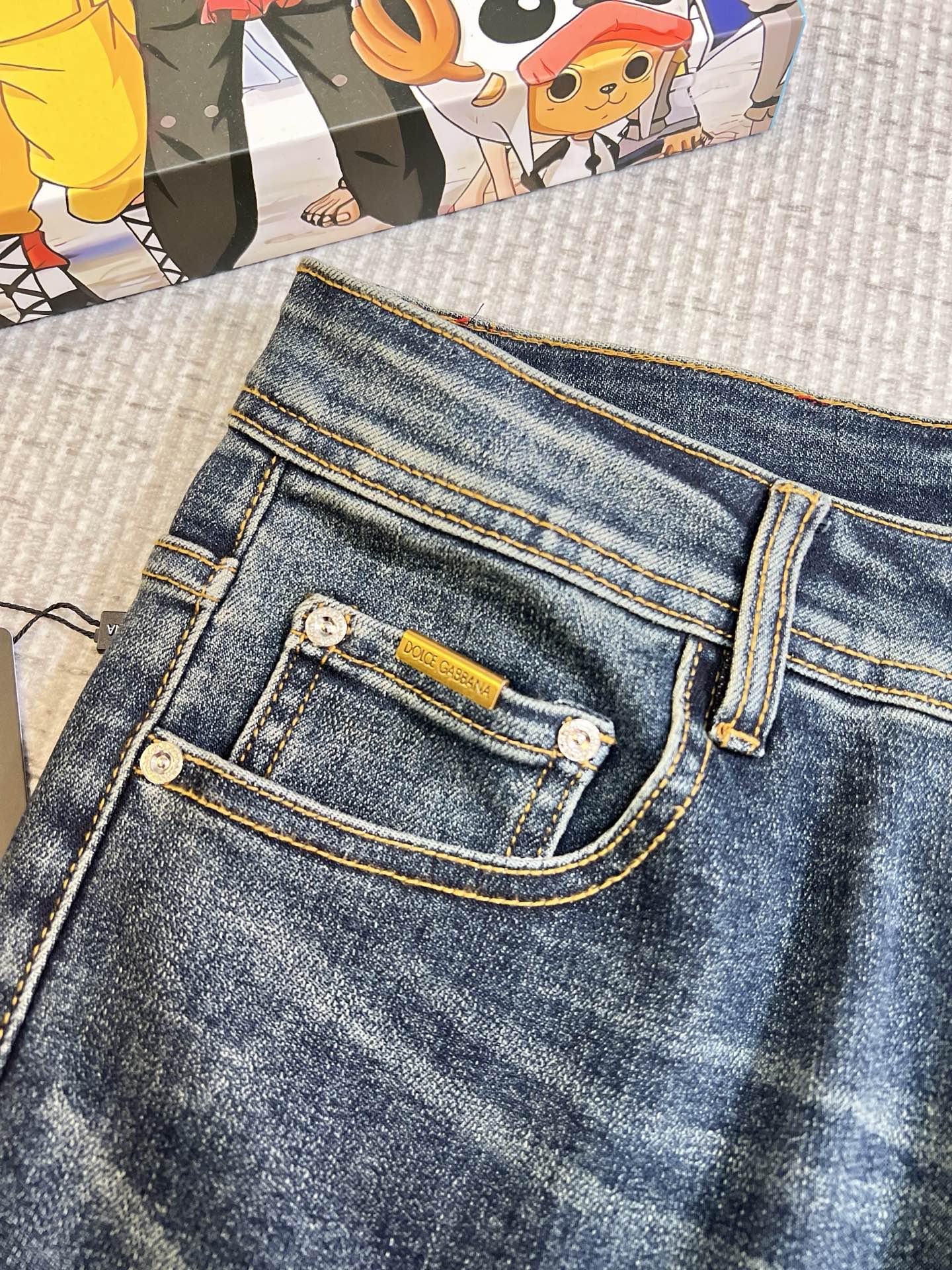 Louis Vuitton Male Jeans Denim Slim Fit