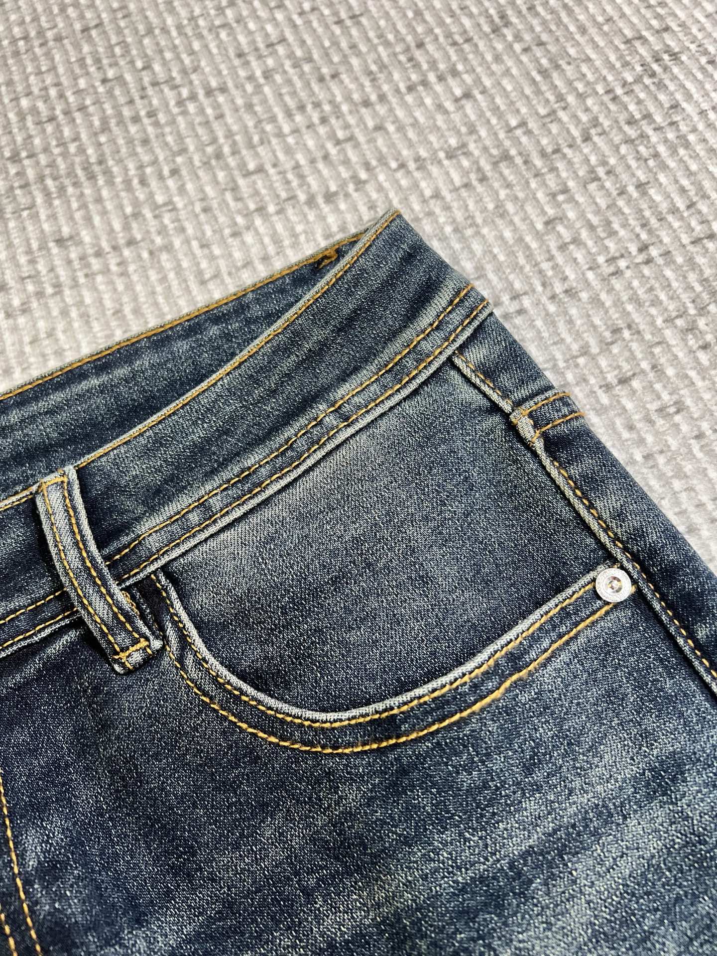 Louis Vuitton Male Jeans Denim Slim Fit