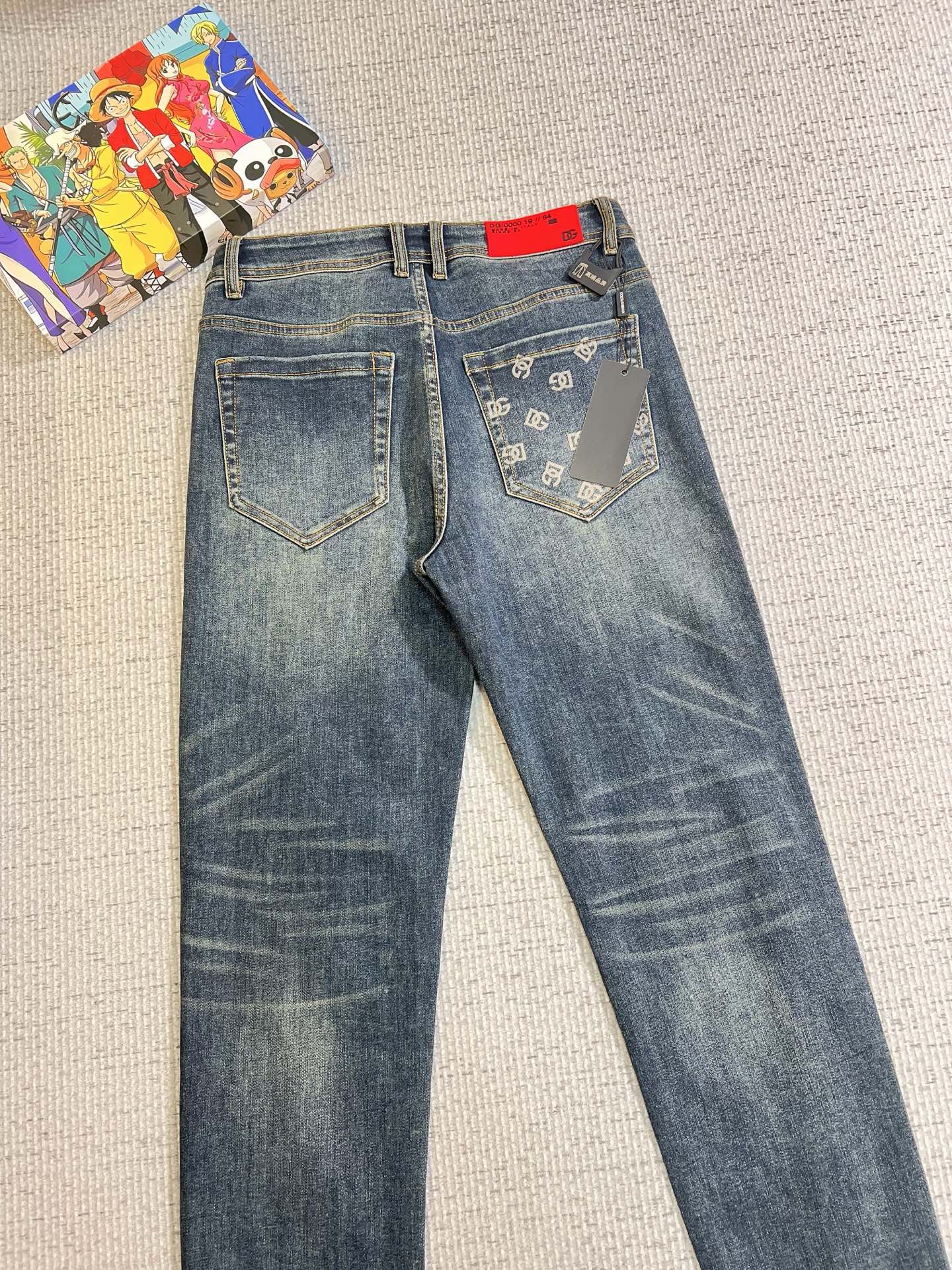 Louis Vuitton Male Jeans Denim Slim Fit