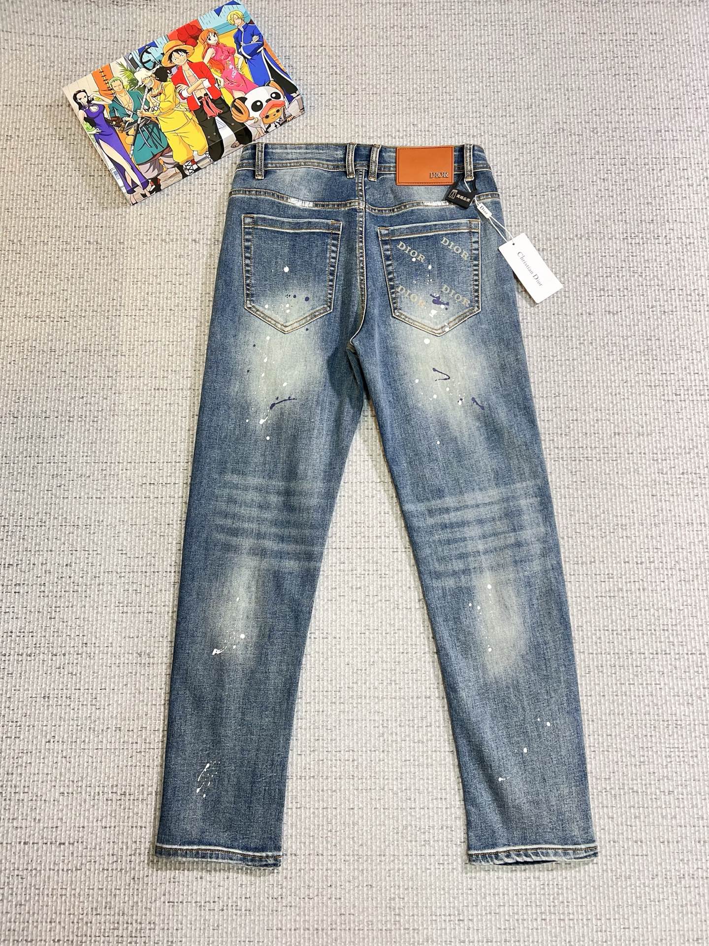 Dior Male Jeans Denim Slim Fit