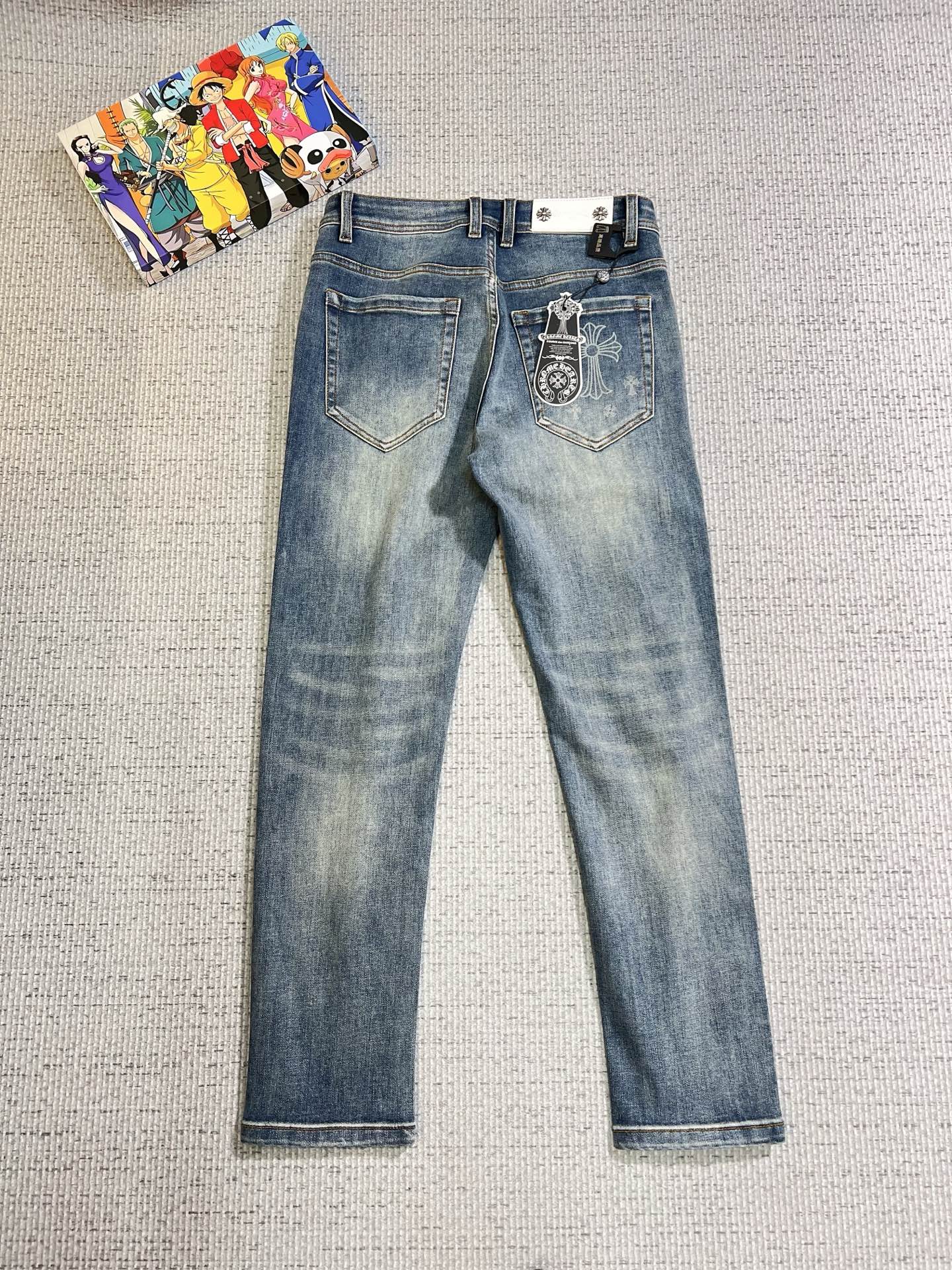 Chrome Hearts Male Jeans Denim Slim Fit