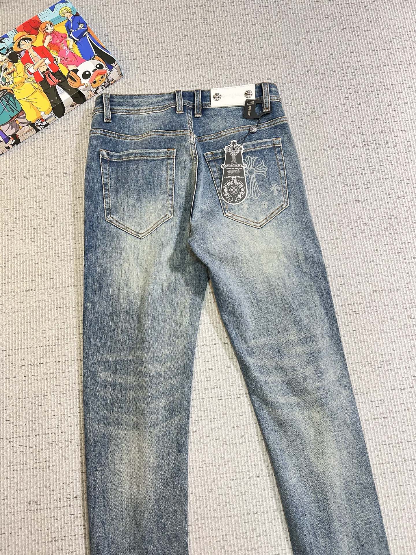 Chrome Hearts Male Jeans Denim Slim Fit