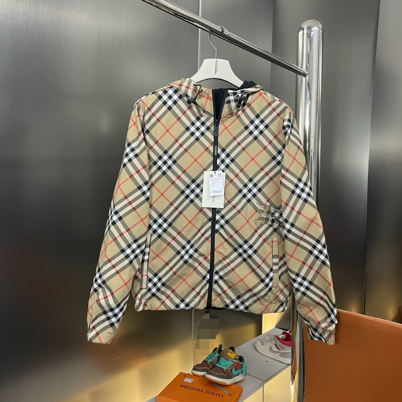 Burberry Couple Jacket Plaid M-l-xxxl