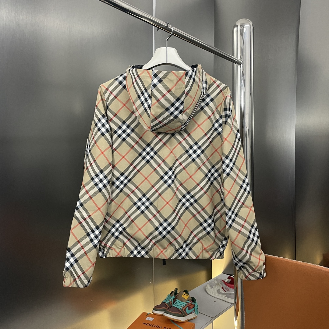 Burberry Couple Jacket Plaid M-l-xxxl