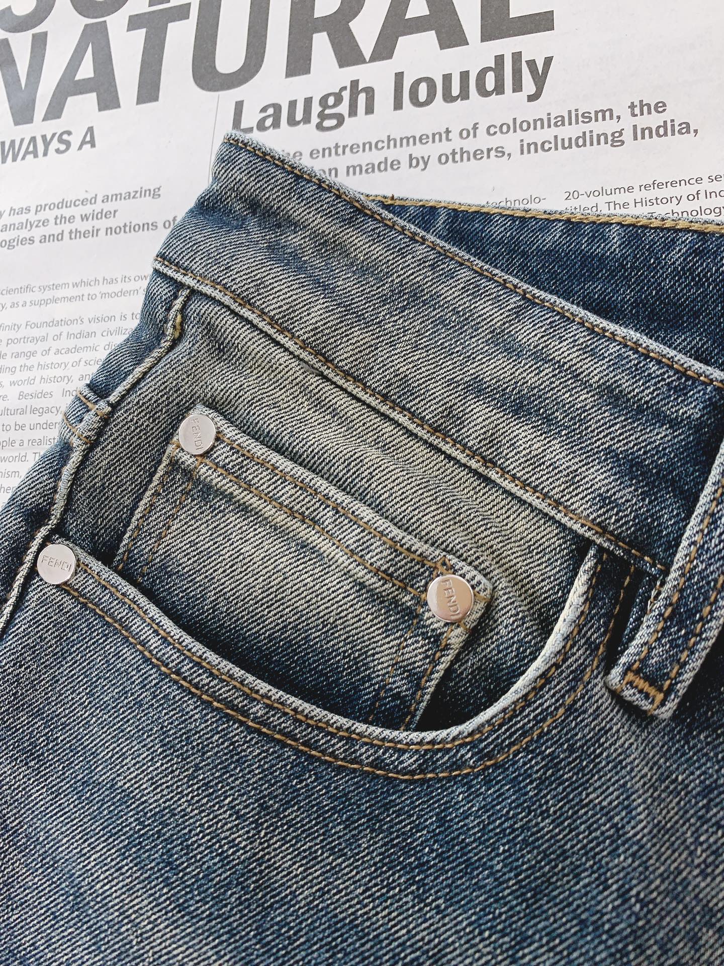 Fendi Jeans Cotton S