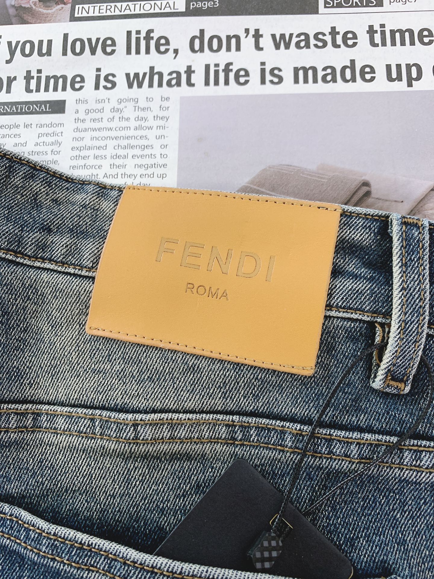 Fendi Jeans Cotton S