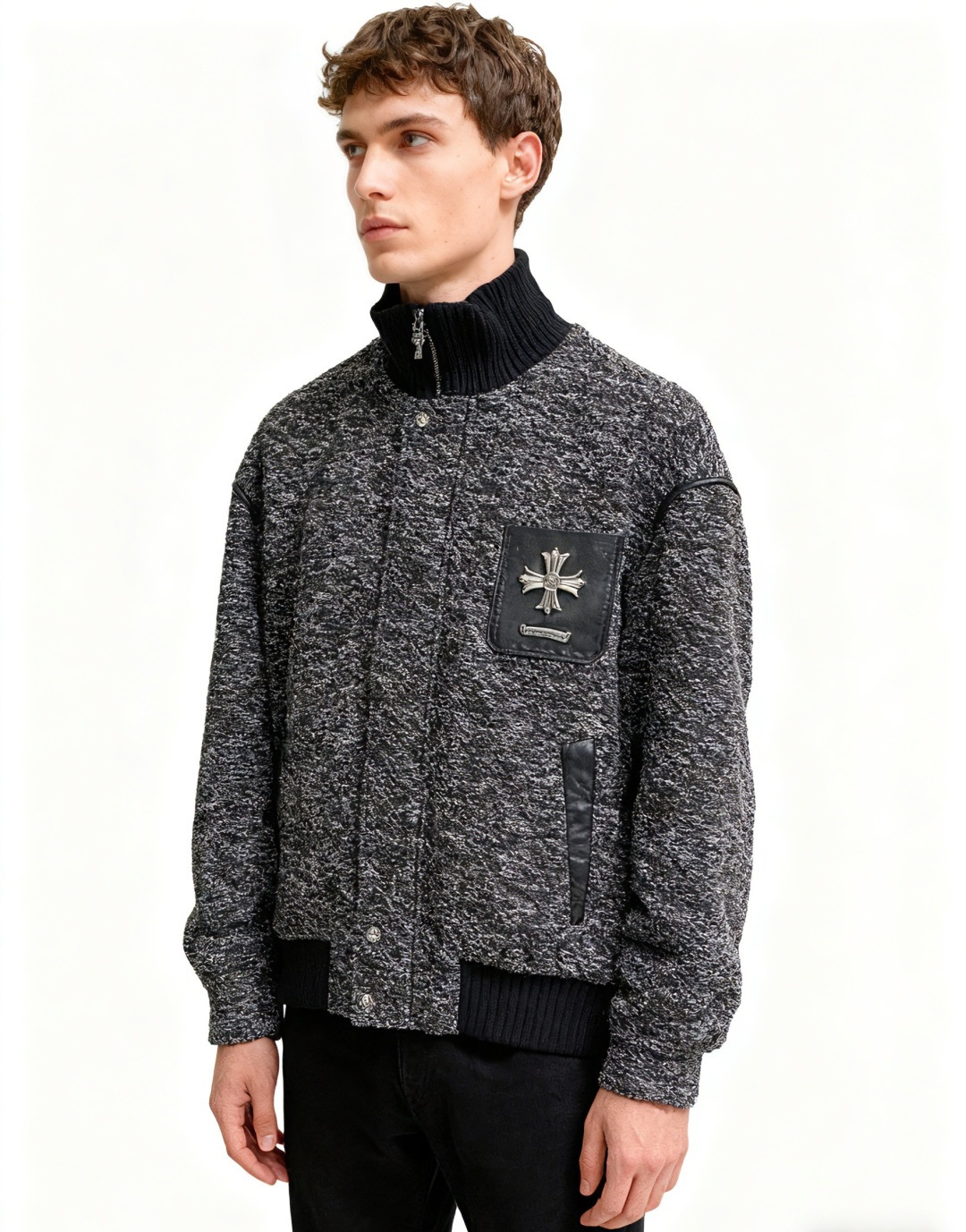 Chrome Hearts Shirt Goose Down Black S-m-xxxl