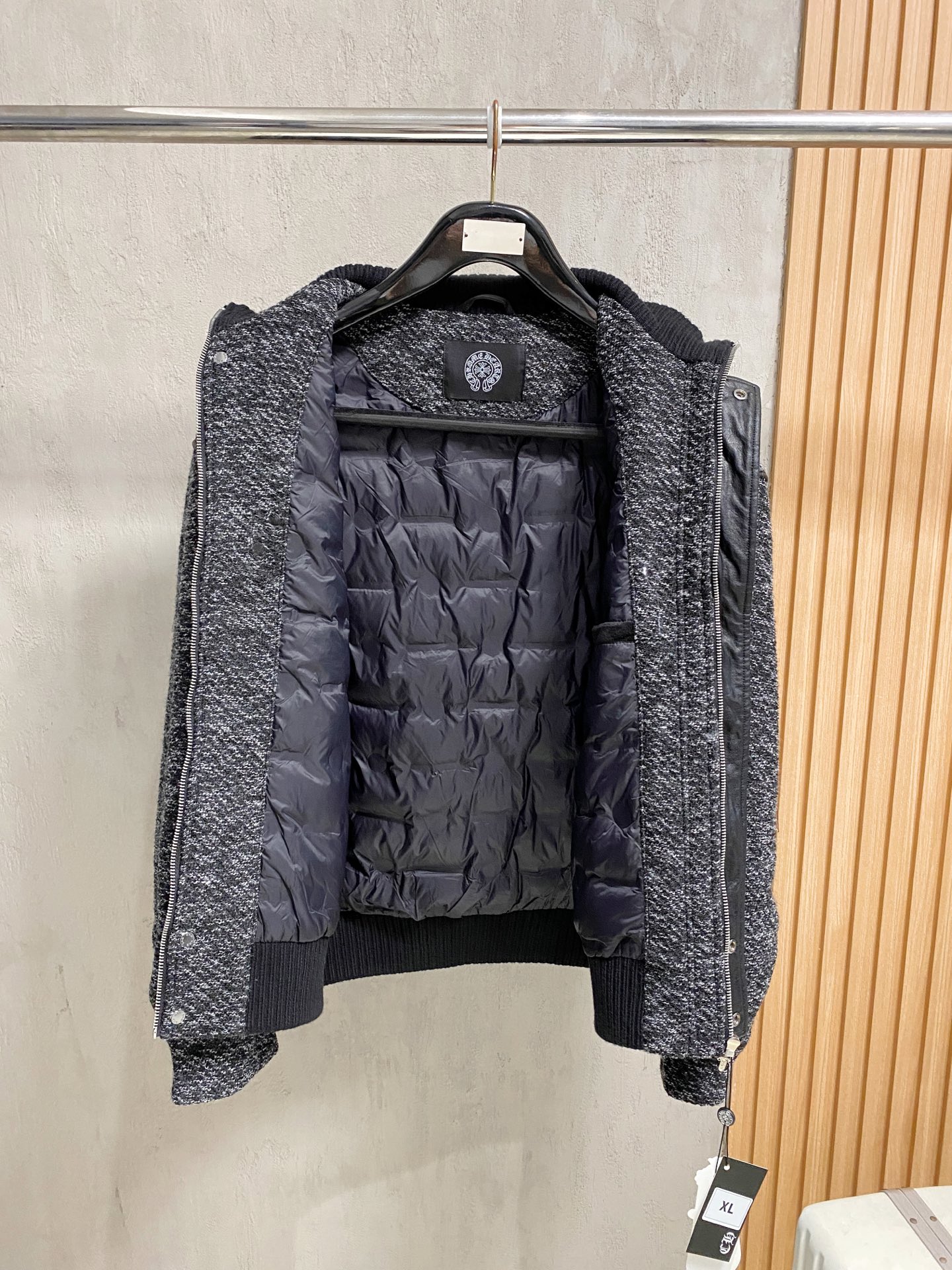 Chrome Hearts Shirt Goose Down Black S-m-xxxl