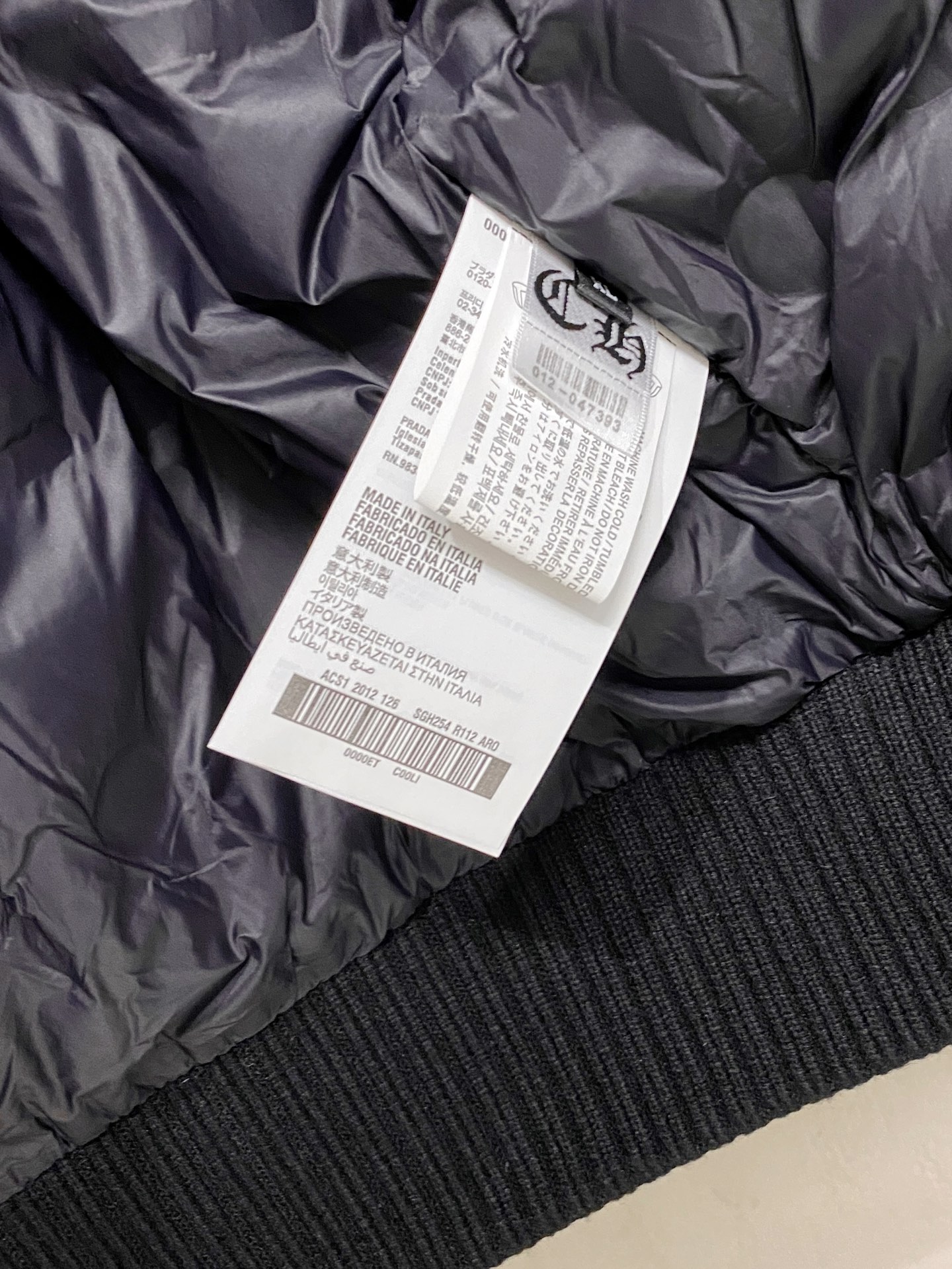 Chrome Hearts Shirt Goose Down Black S-m-xxxl