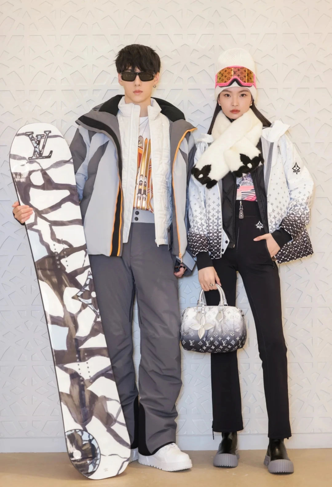 Louis Vuitton Down Jacket Gray Hooded S-l