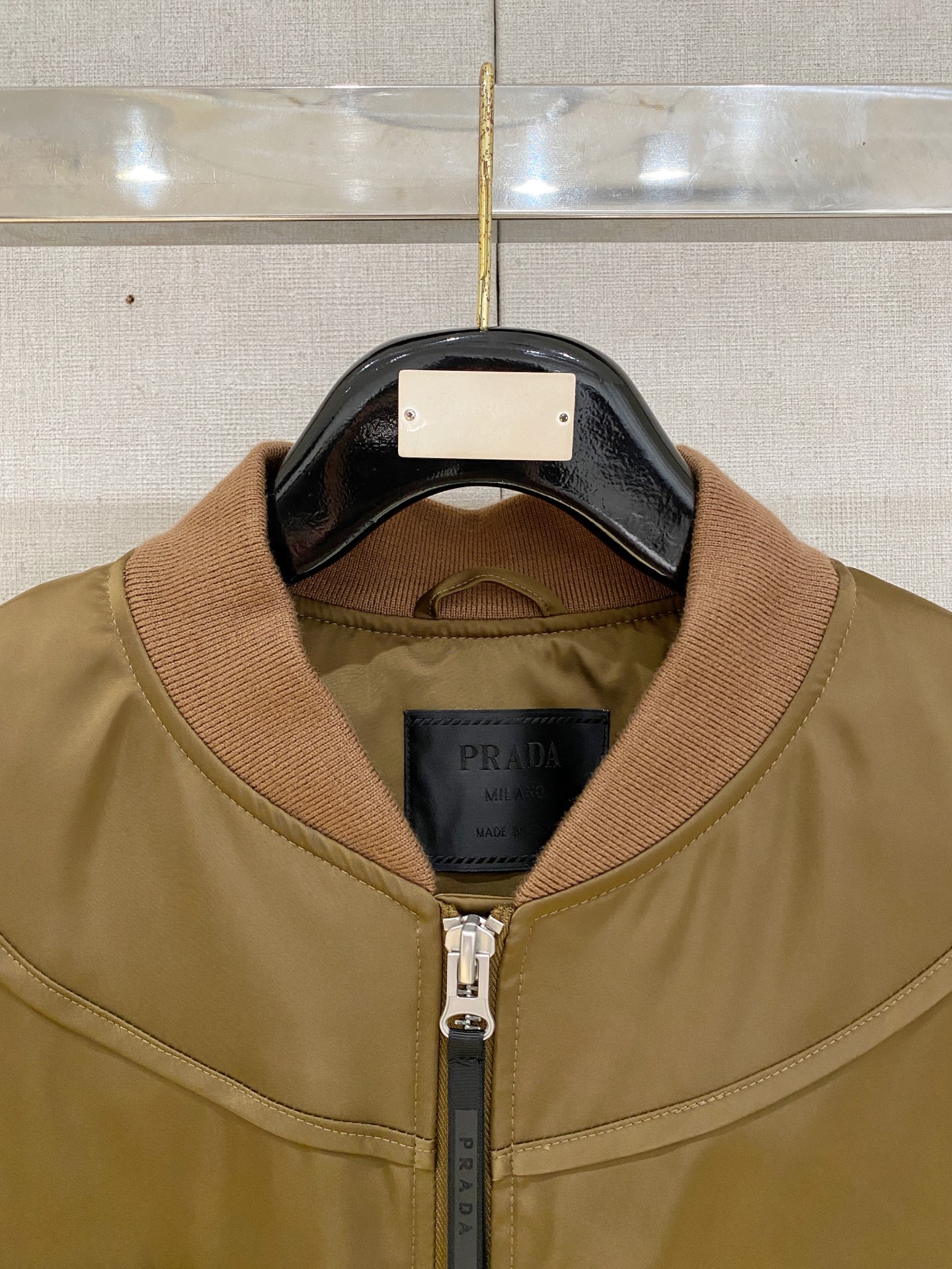 Prada Down Jacket Goose Down Black S-m-xxxl