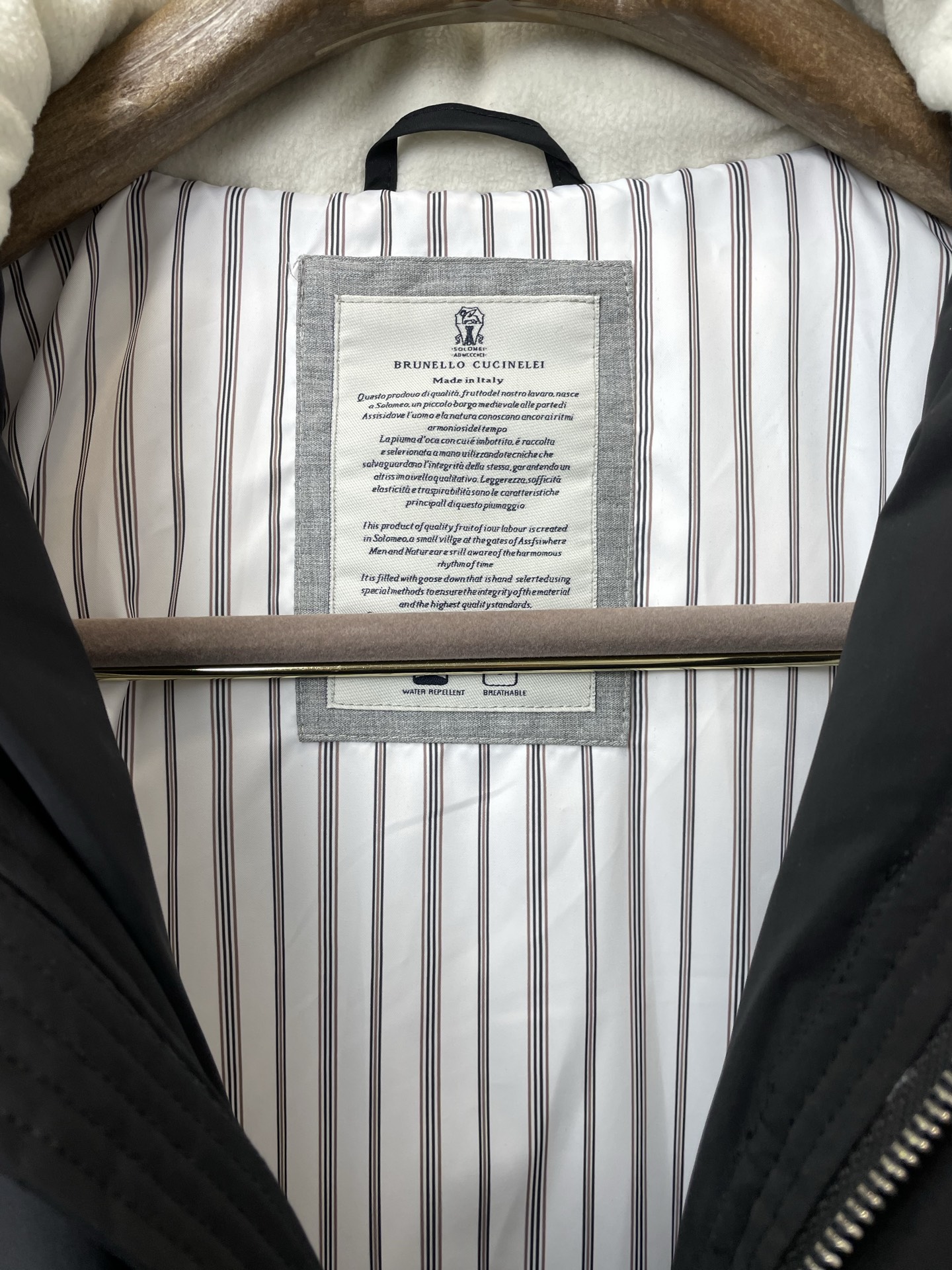 Brunello Cucinelli Down Jacket Hooded L