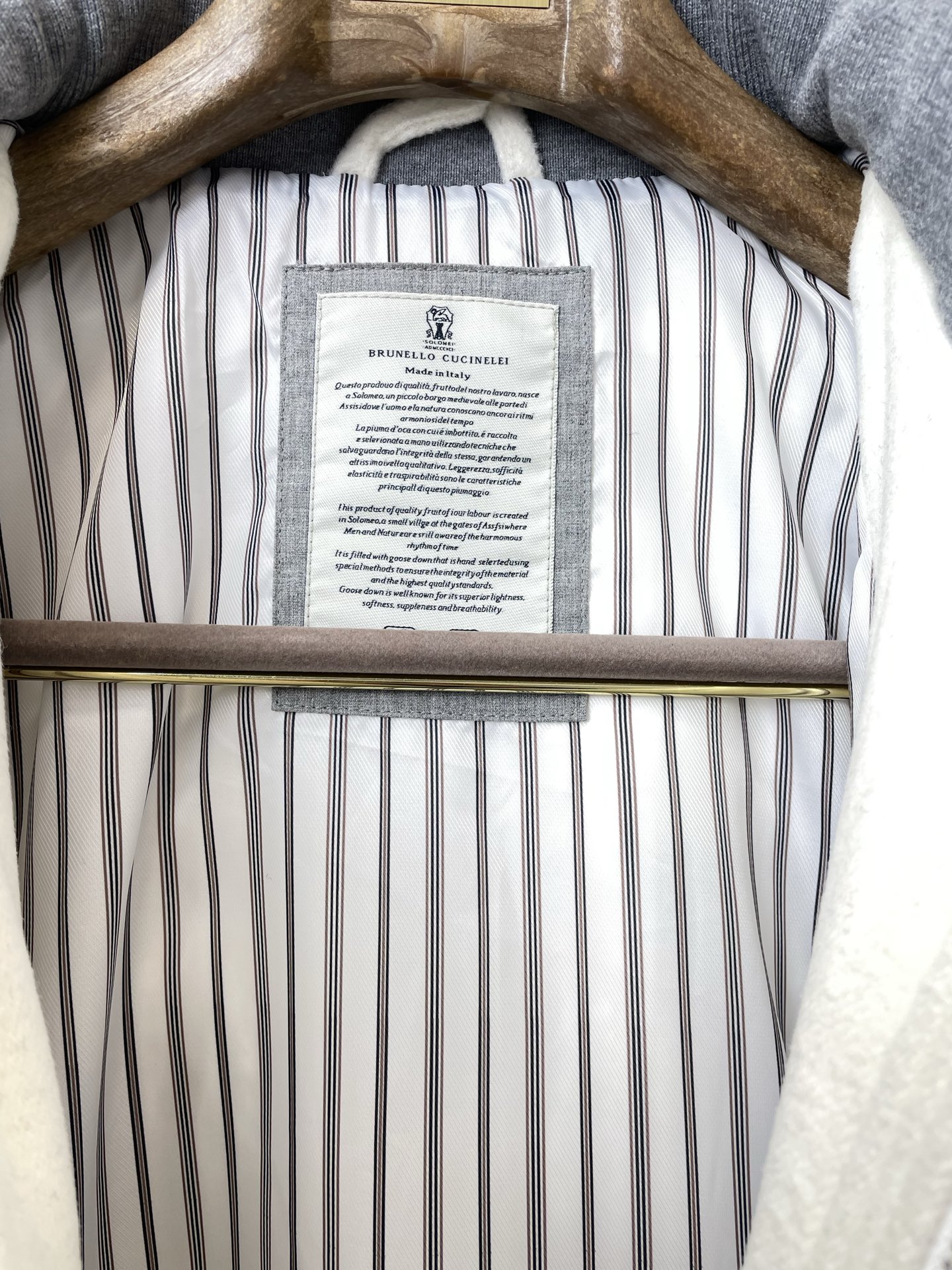 Brunello Cucinelli Down Jacket Hooded L