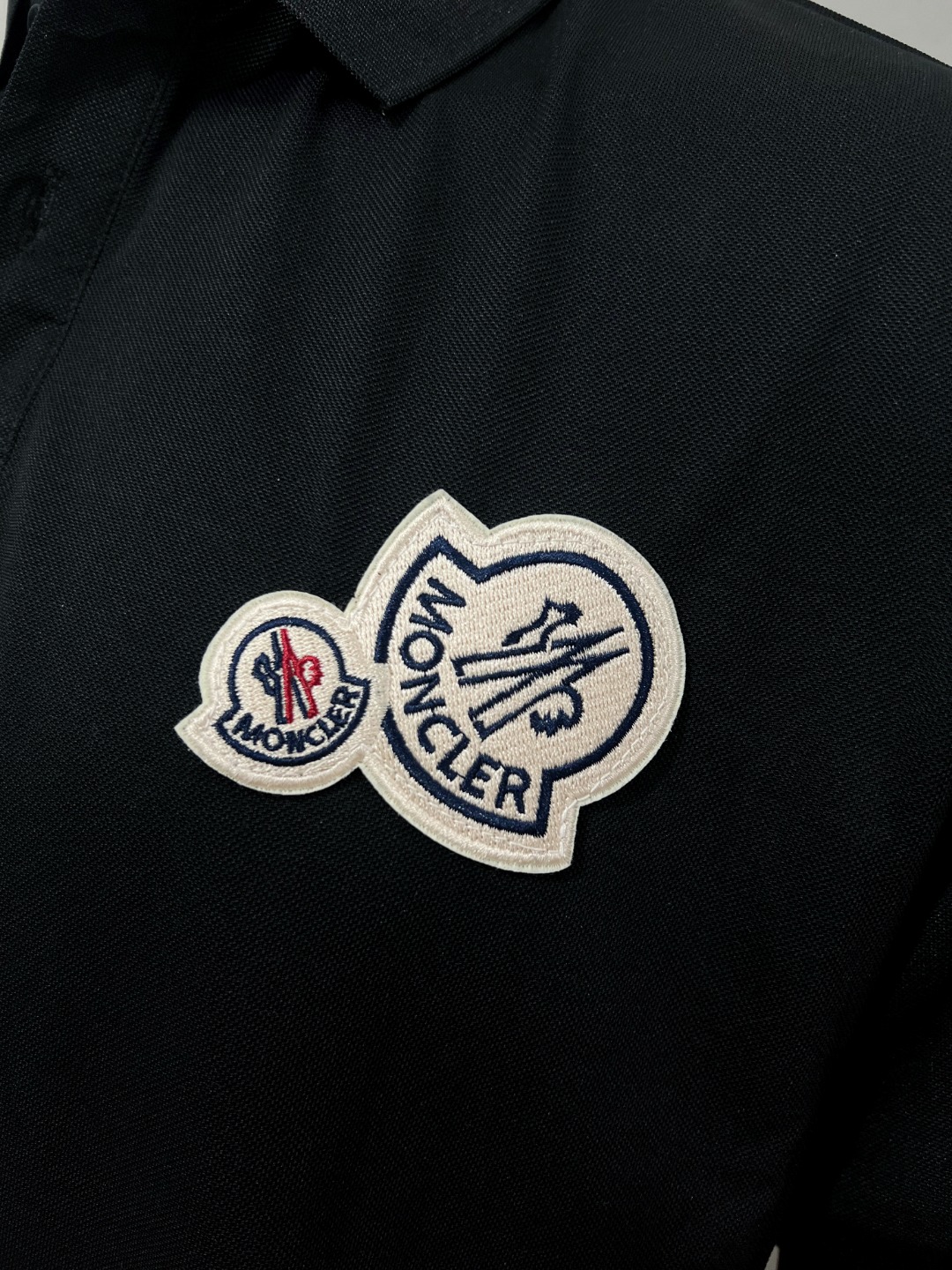 Moncler Male Shirt Black Xs-s-m-l-xl