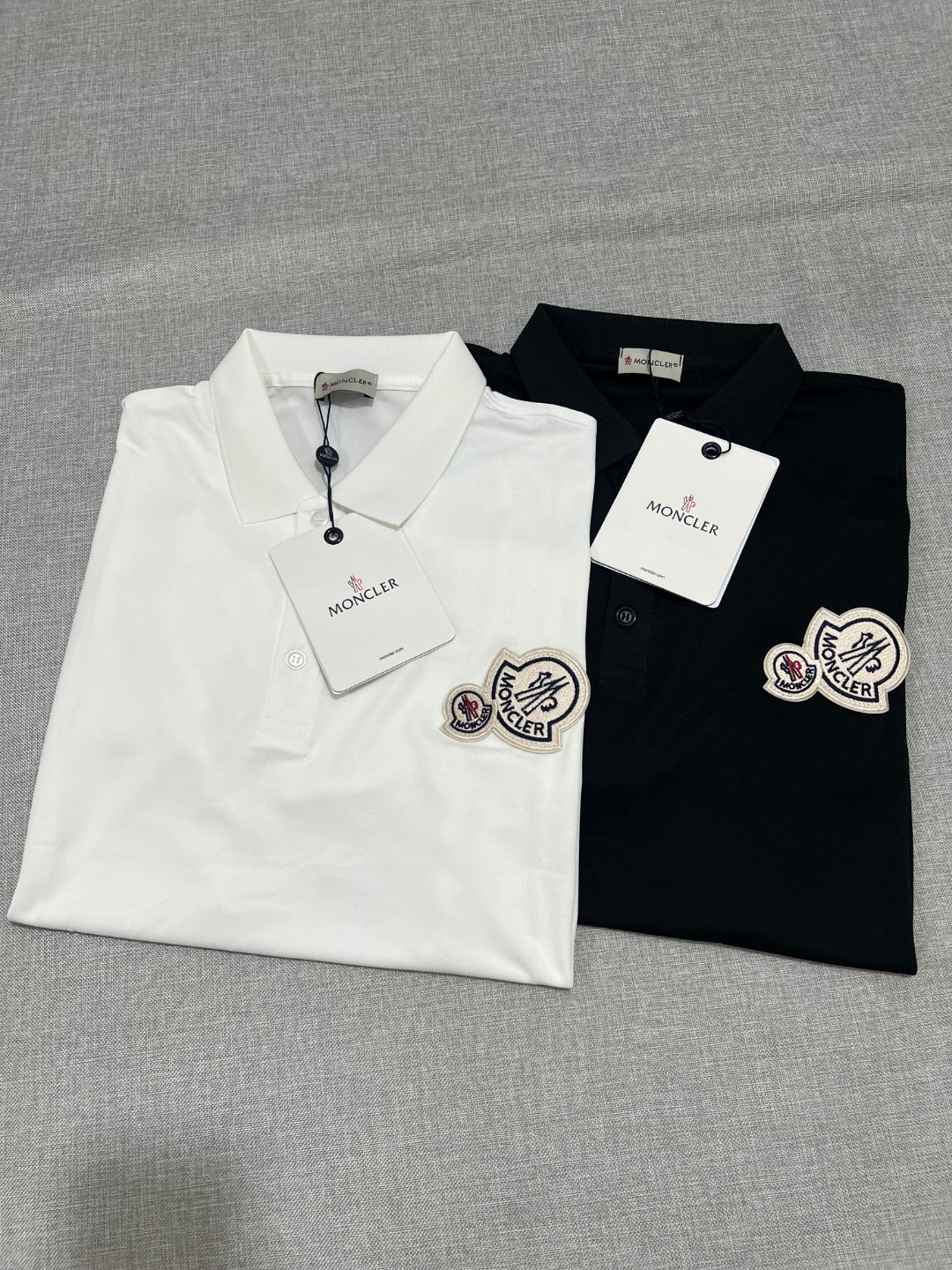 Moncler Male Shirt Black Xs-s-m-l-xl