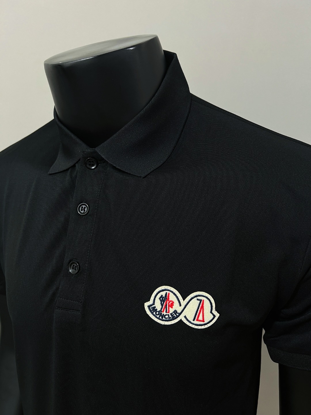 Moncler Male Shirt Black Xs-s-m-l-xl