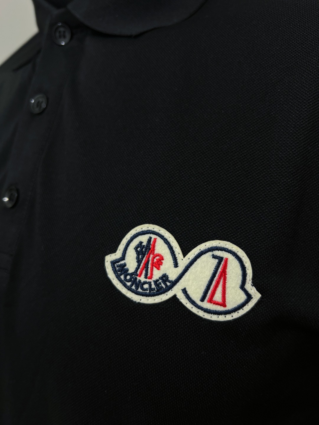 Moncler Male Shirt Black Xs-s-m-l-xl