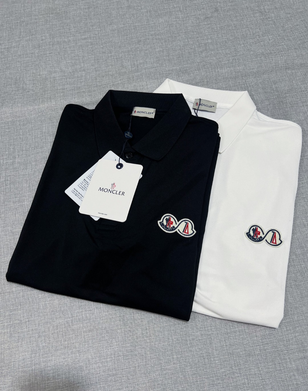 Moncler Male Shirt Black Xs-s-m-l-xl