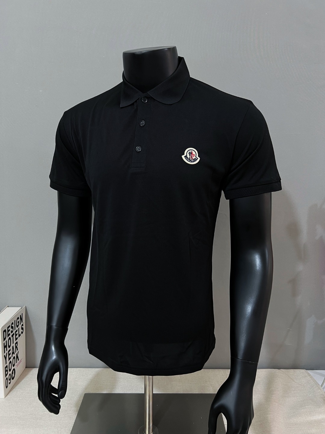 Moncler Male Shirt Black Xs-s-m-l-xl
