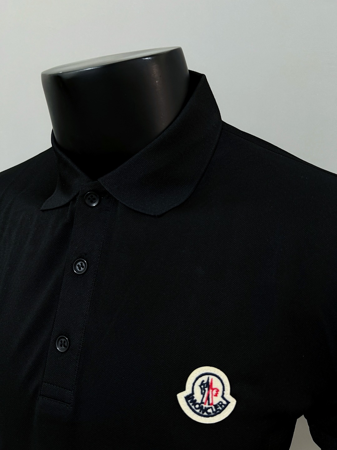 Moncler Male Shirt Black Xs-s-m-l-xl