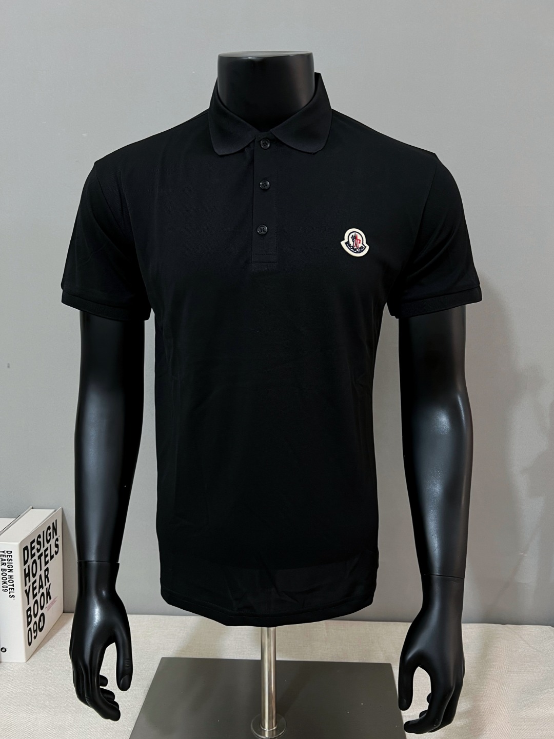 Moncler Male Shirt Black Xs-s-m-l-xl