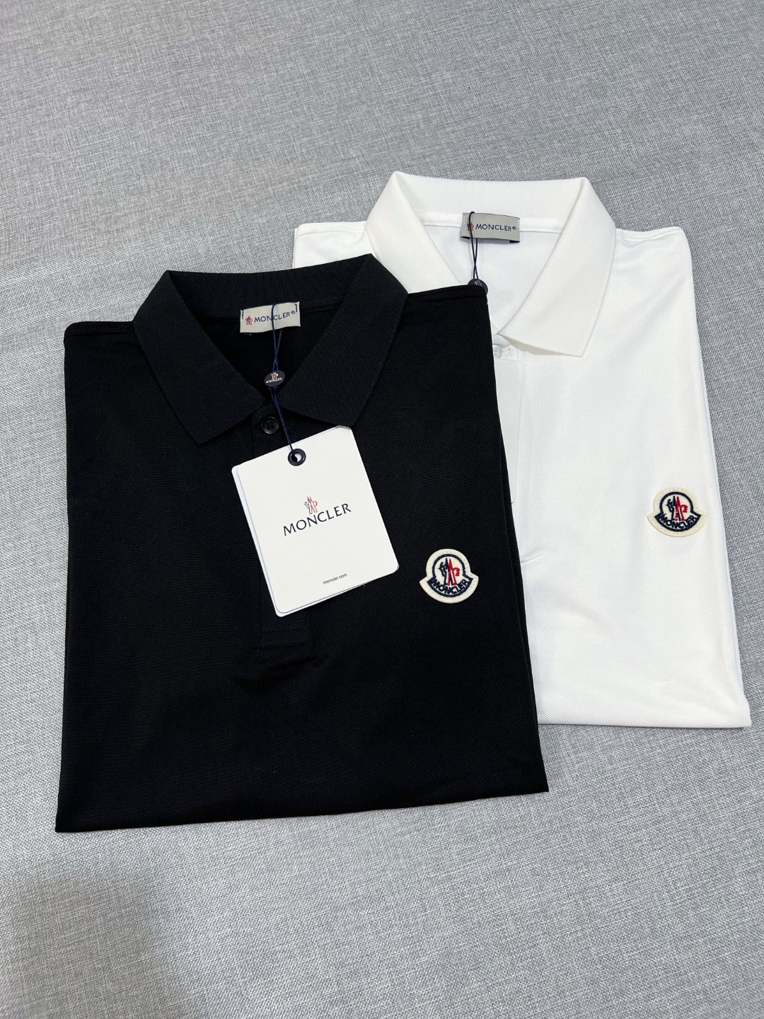 Moncler Male Shirt Black Xs-s-m-l-xl